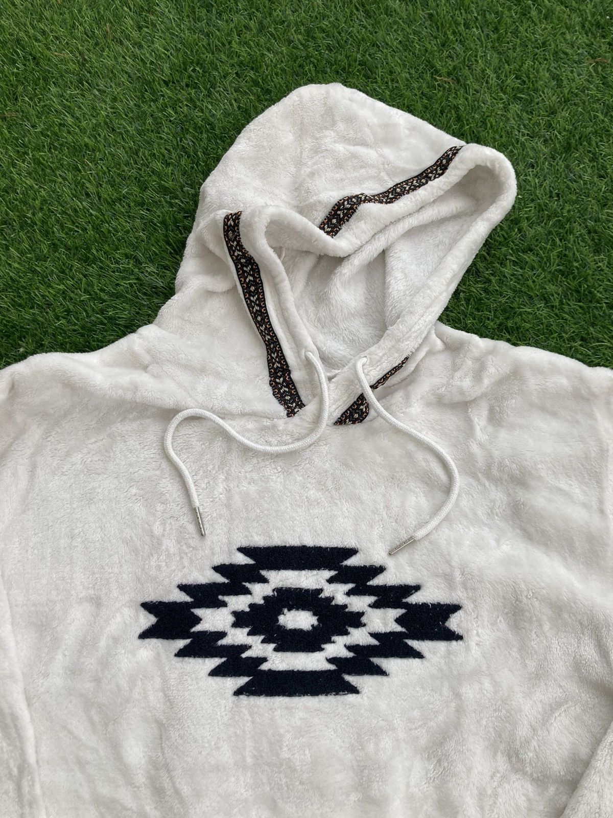 Japanese Brand DENIFITS NATIVE NAVAJO SHERPA HOODIE Size US M / EU 48-50 / 2 - 4 Thumbnail