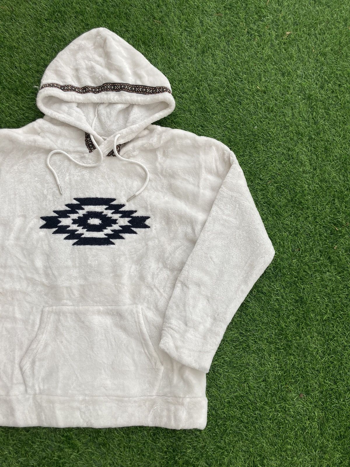 Japanese Brand DENIFITS NATIVE NAVAJO SHERPA HOODIE Size US M / EU 48-50 / 2 - 3 Thumbnail