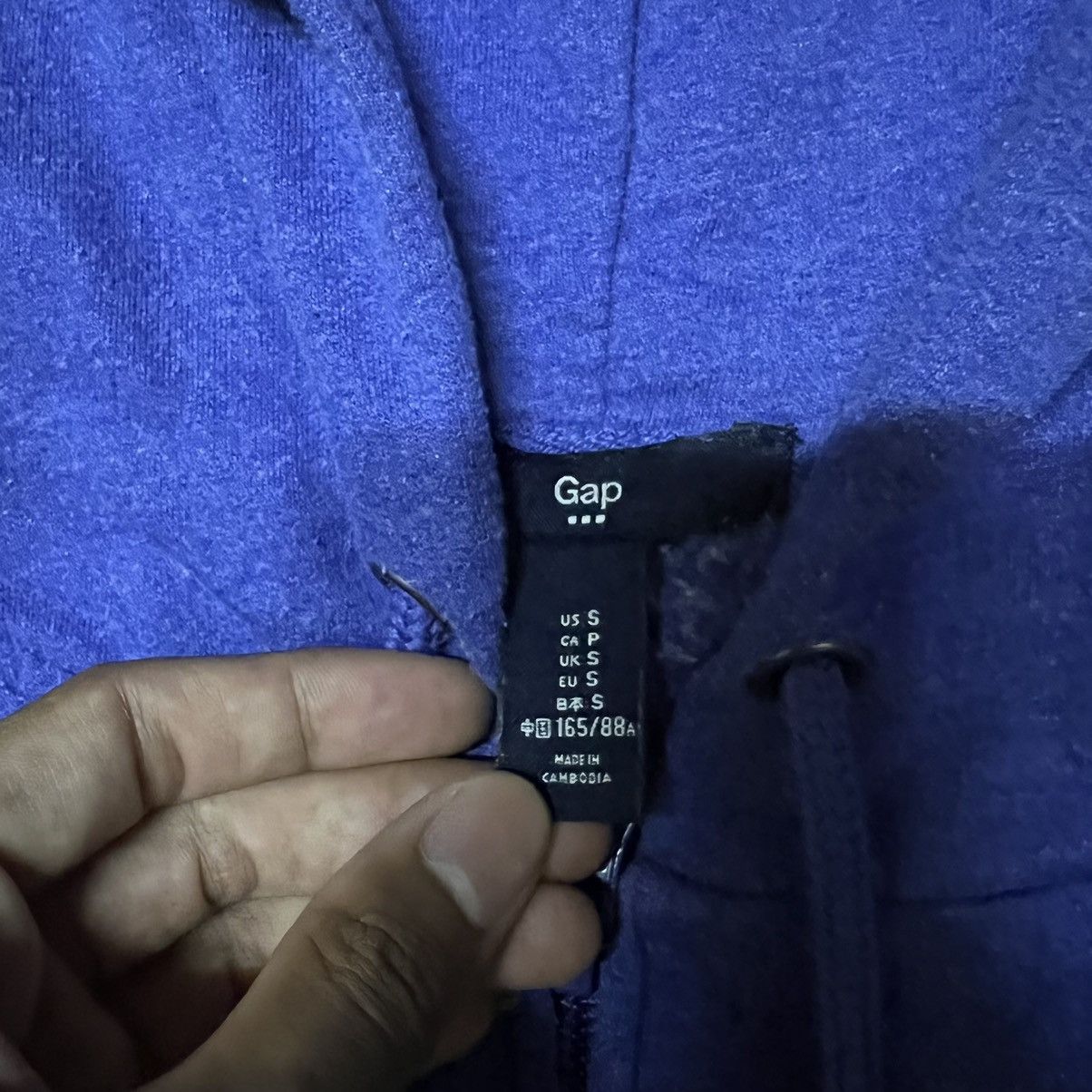 Gap GAP Zipper Hoodie Sweater Size US S / EU 44-46 / 1 - 3 Thumbnail