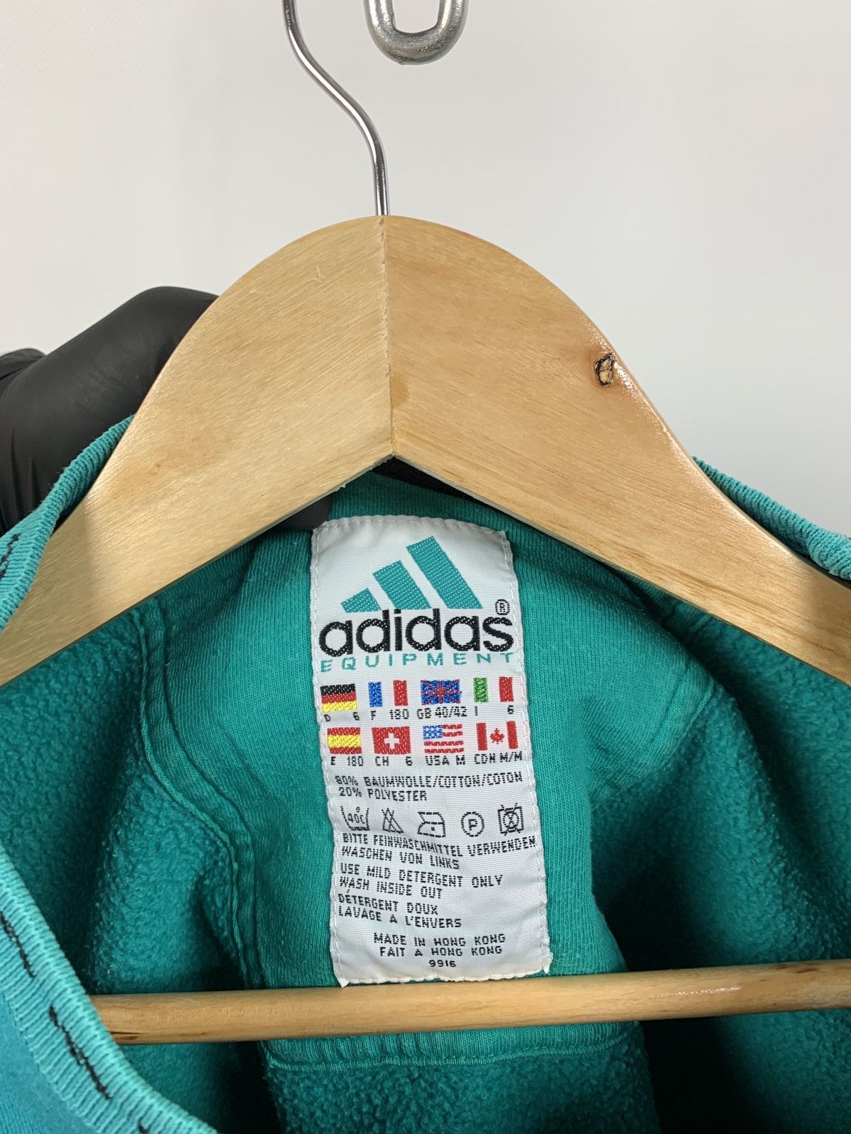 Adidas 90s Vintage Adidas Equipment Green Crewneck Sweatshirt Size US M / EU 48-50 / 2 - 21 Thumbnail