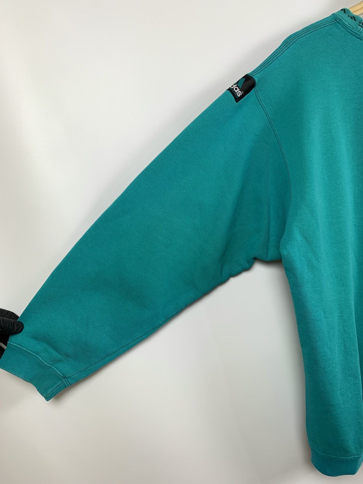 Adidas 90s Vintage Adidas Equipment Green Crewneck Sweatshirt Size US M / EU 48-50 / 2 - 15 Thumbnail