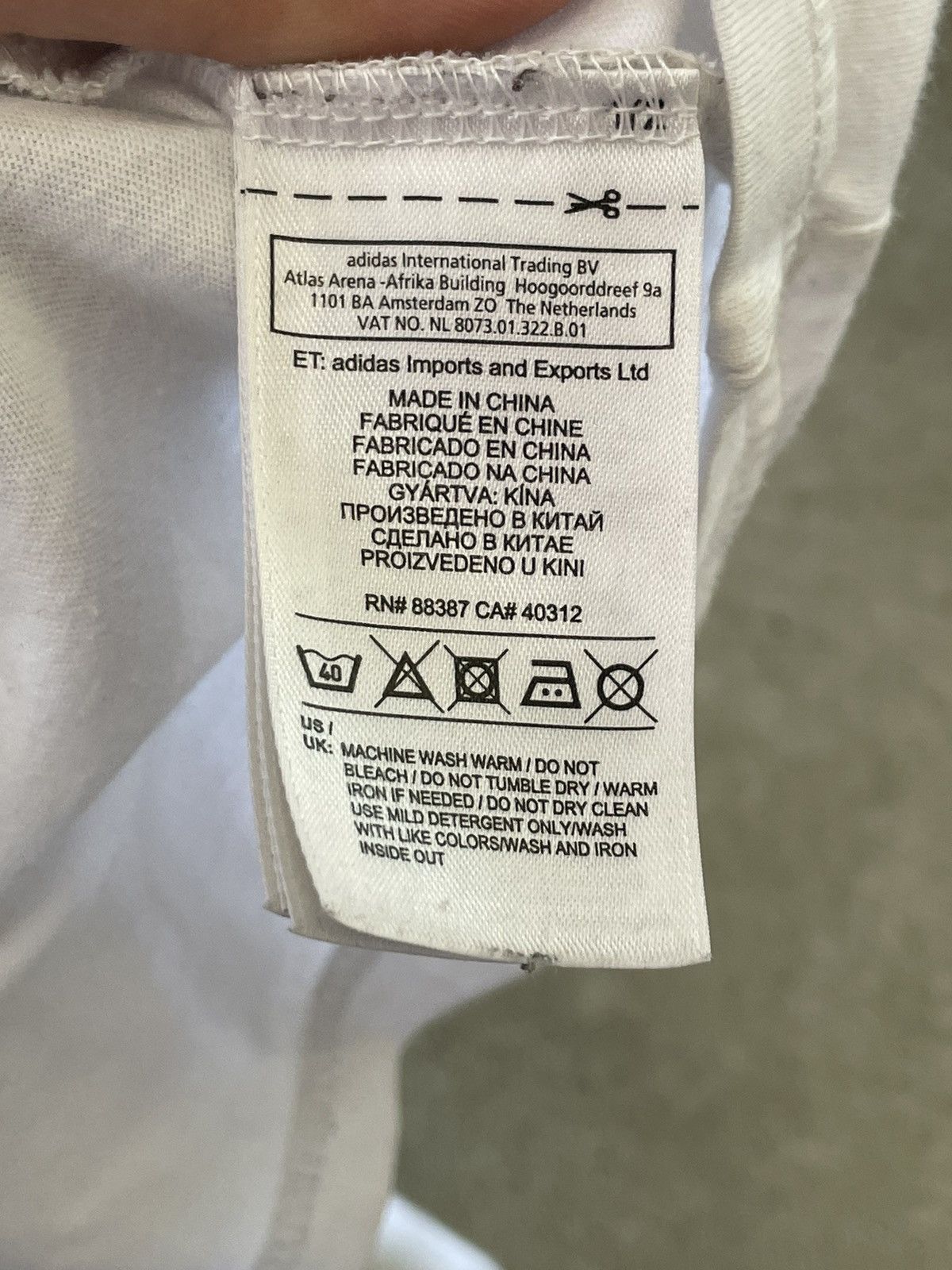 Adidas × Neighborhood Adidas x Neighborhood T-shirt Size US XL / EU 56 / 4 - 8 Thumbnail