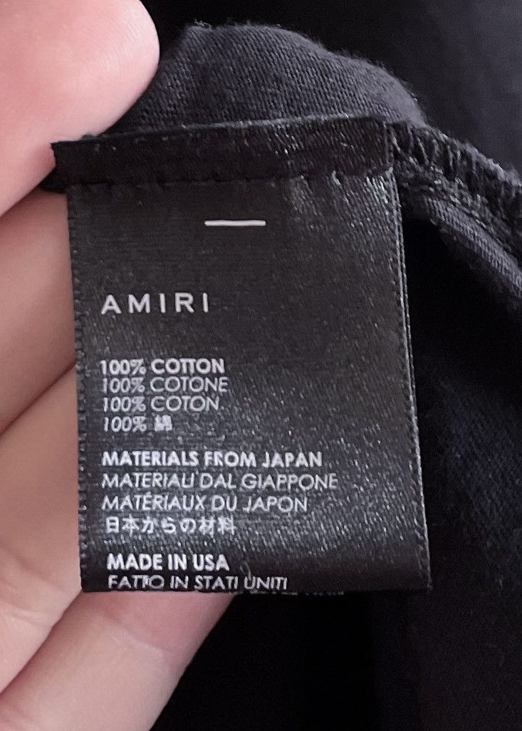 Amiri Amiri Black Peace Bones T-Shirt Size US M / EU 48-50 / 2 - 5 Thumbnail