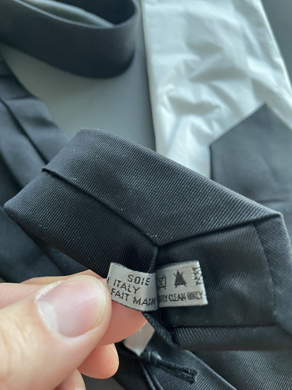 Dior Rare Limited Edition Dior Embroidery Logo Premium Silk Tie Size ONE SIZE - 10 Thumbnail