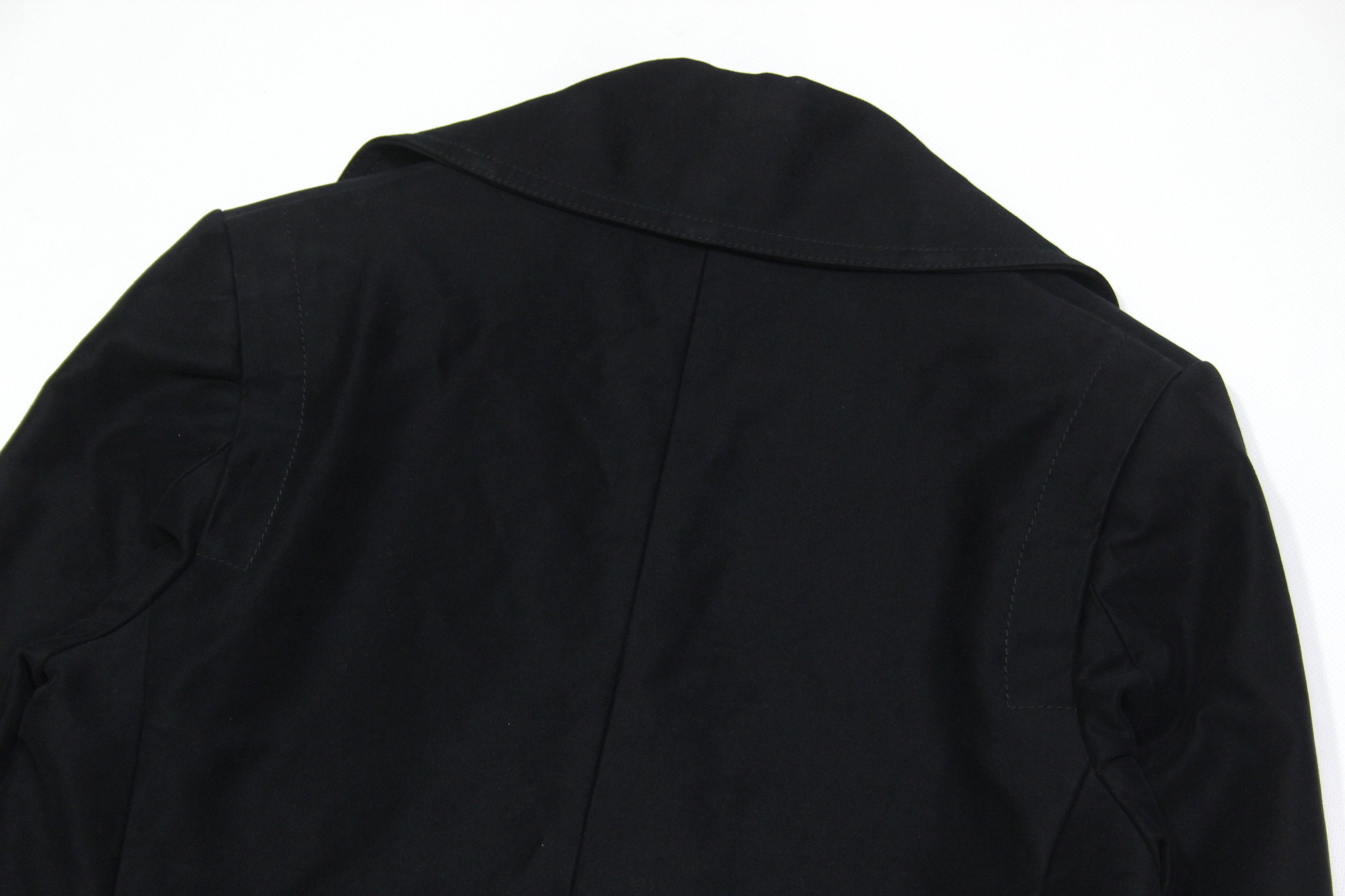 Gucci 90S Women's Tom Ford Era Vintage Black Overcoat Size ONE SIZE - 4 Thumbnail