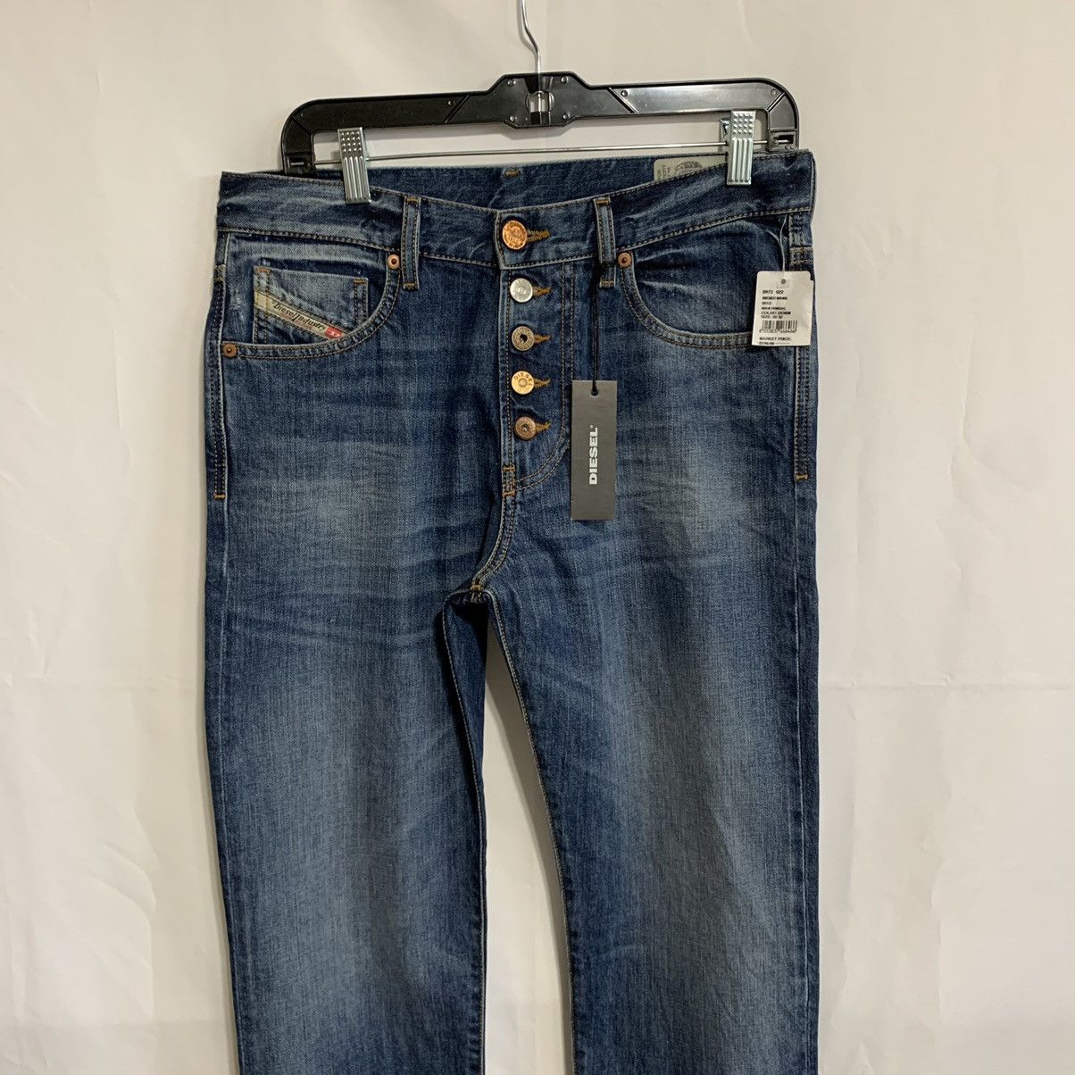 Diesel MHarky-B Slim Skinny jeans nwt 208.00 Size US 30 / EU 46 - 2 Thumbnail