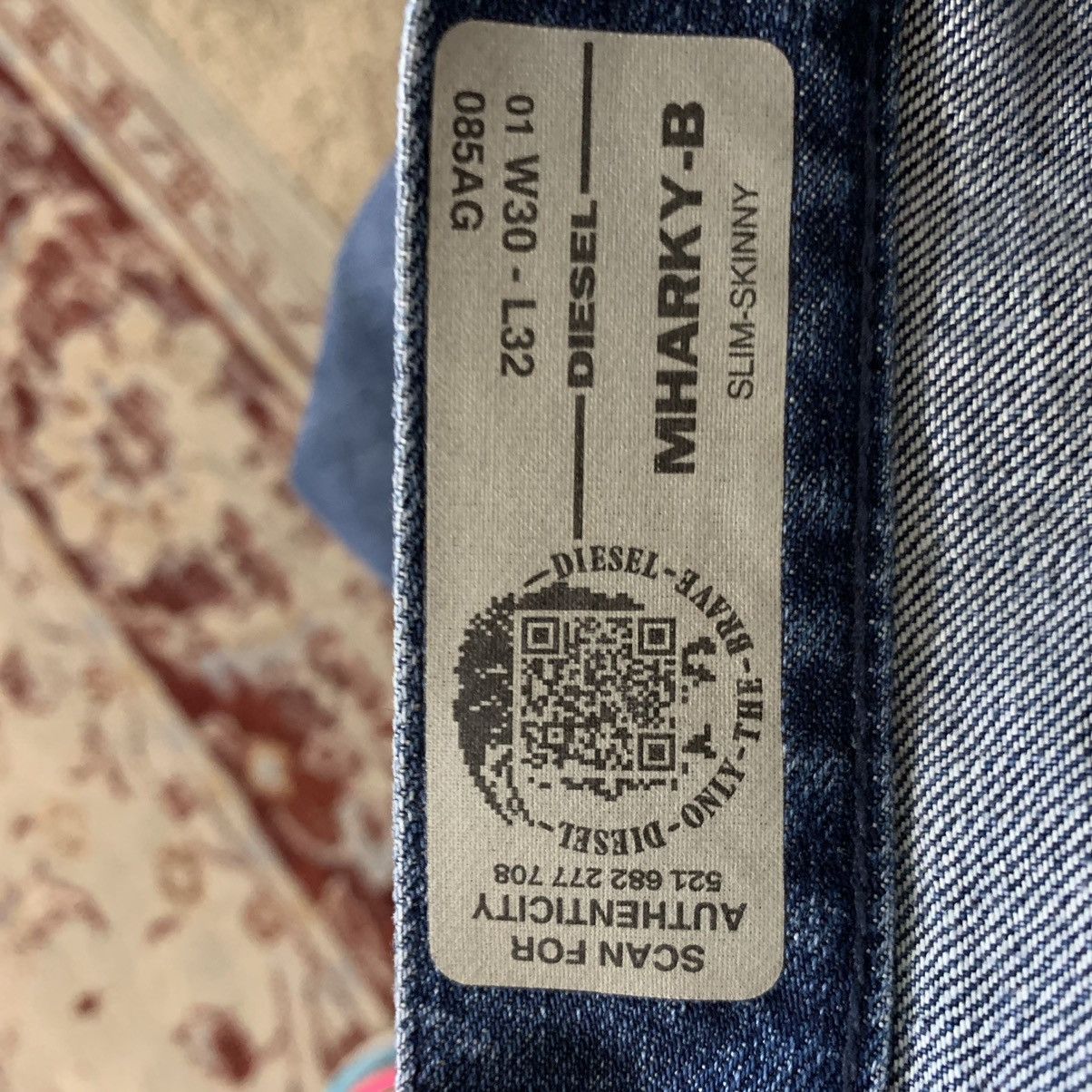 Diesel MHarky-B Slim Skinny jeans nwt 208.00 Size US 30 / EU 46 - 9 Thumbnail