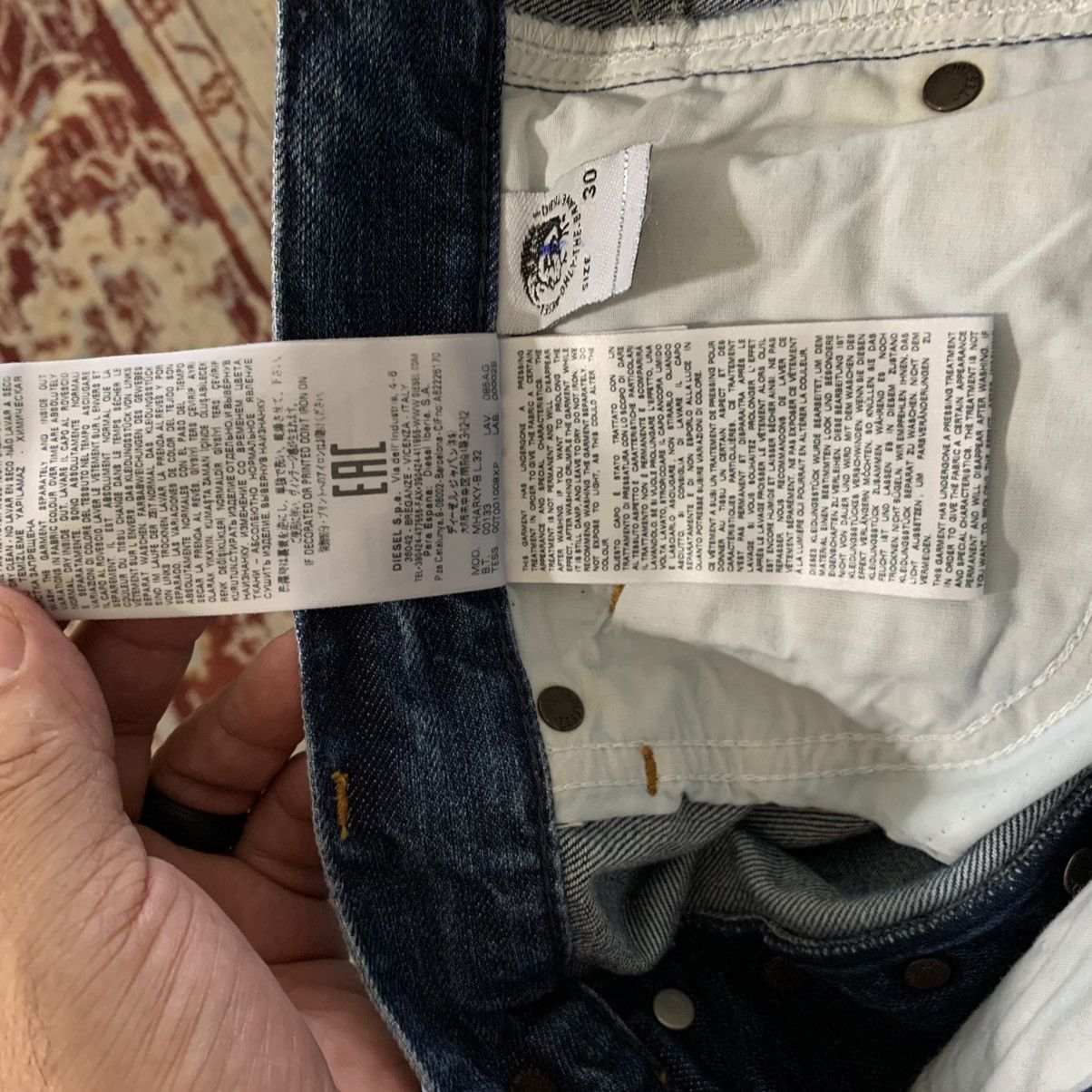 Diesel MHarky-B Slim Skinny jeans nwt 208.00 Size US 30 / EU 46 - 14 Thumbnail