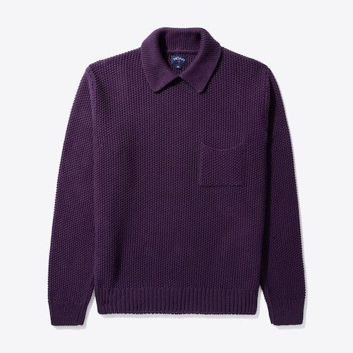 Noah Seed Stitch Collar Sweater | Grailed
