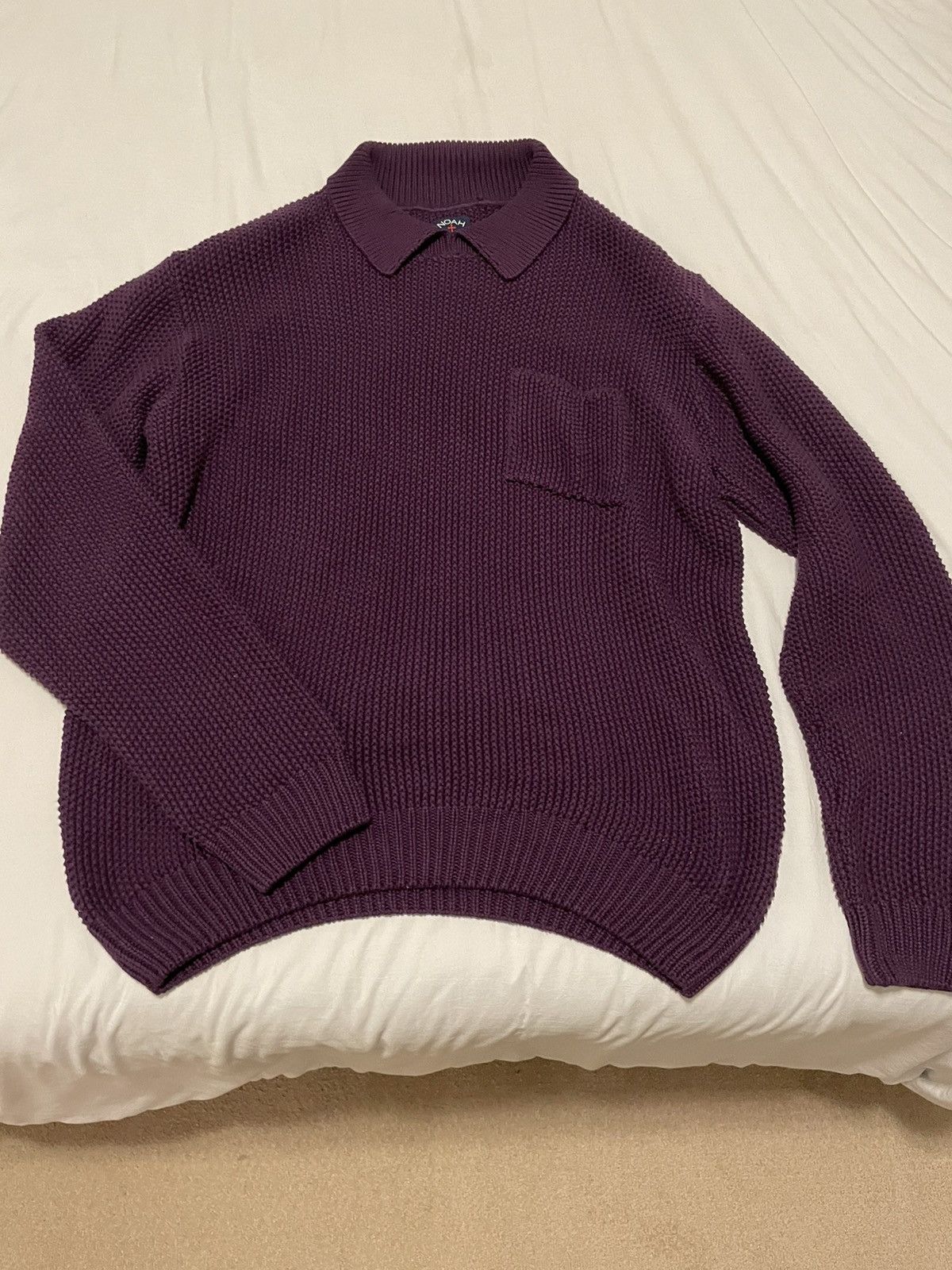 Noah Seed Stitch Collar Sweater - tsm.ac.in