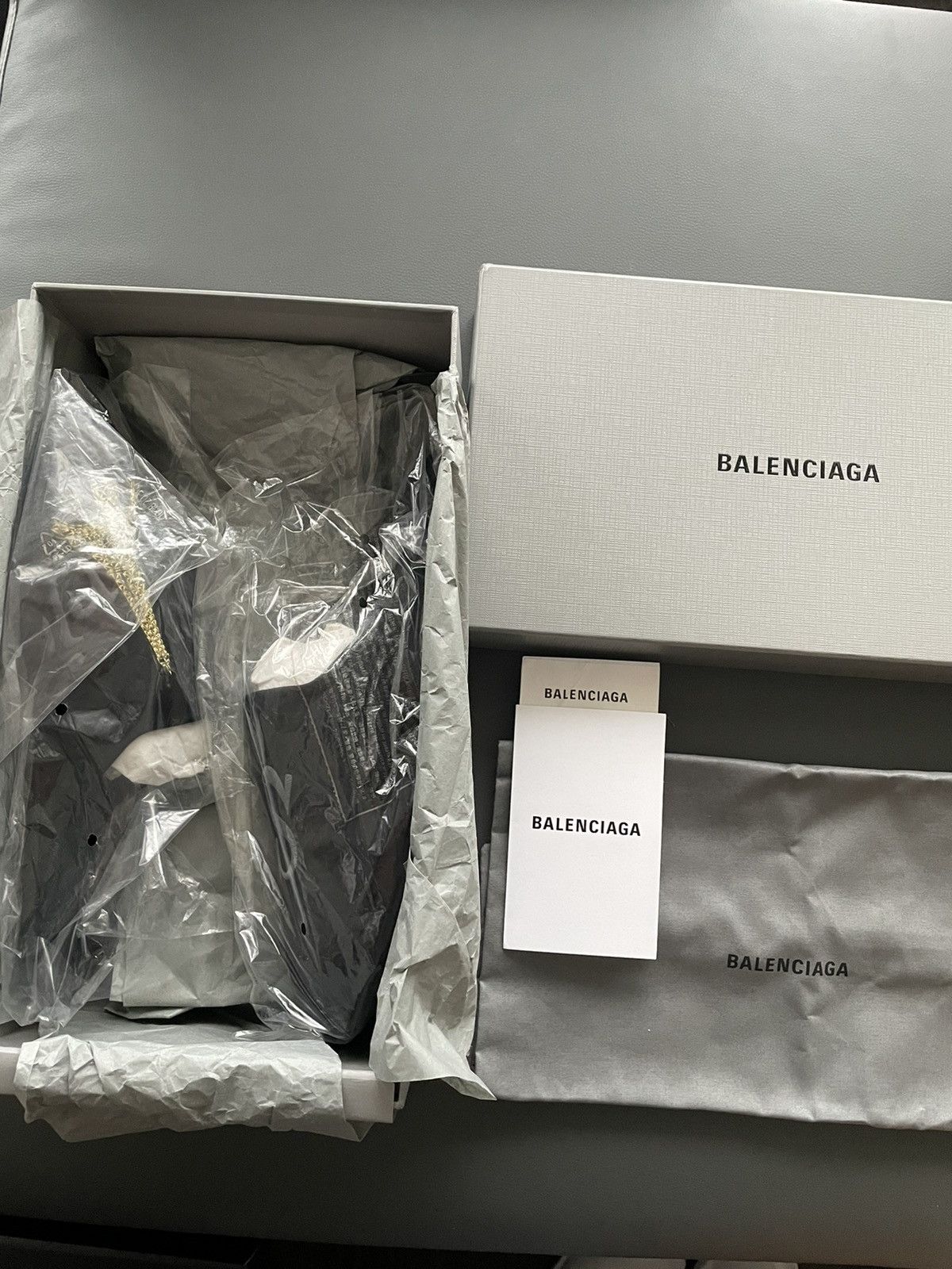 Balenciaga Runway Brand New Paris Eiffel Tower Balenciaga Logo Slipper Size US 7 / EU 40 - 5 Thumbnail