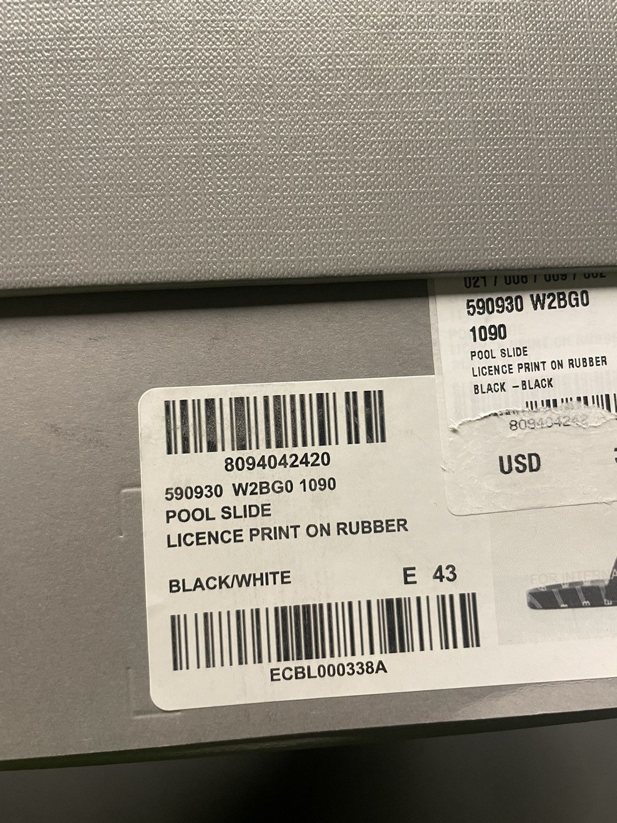 Balenciaga NEW Rare Runway Limited Edition License BB Logo Pool Slides Size US 11 / EU 44 - 7 Thumbnail