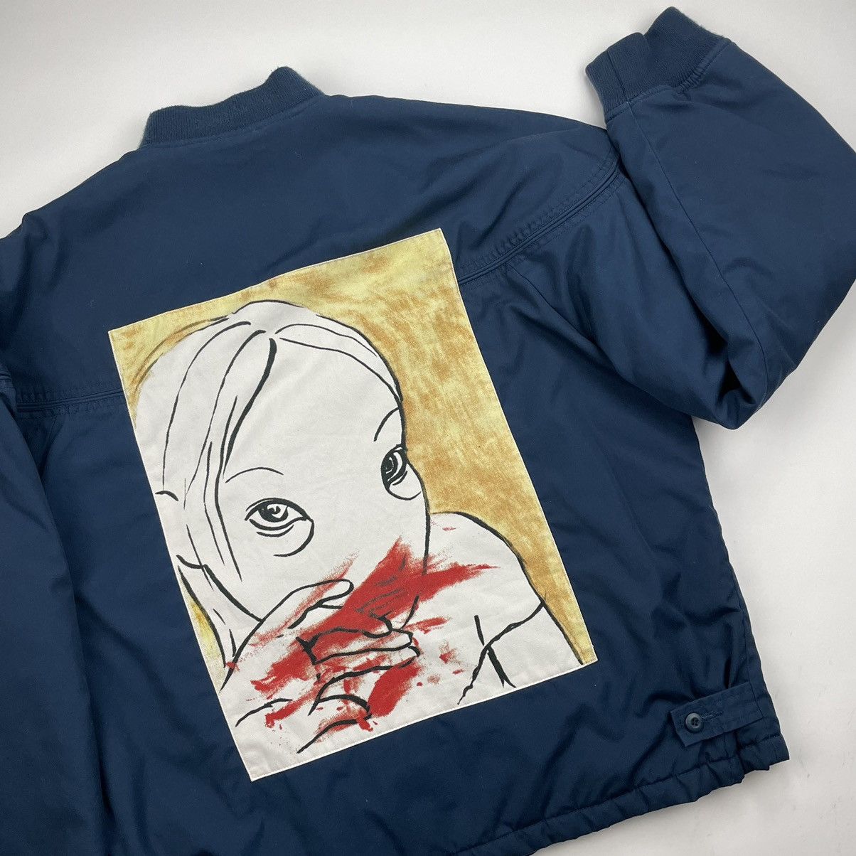 Supreme Supreme Rita Ackermann Mugshot Nosebleed Bomber Jacket M 