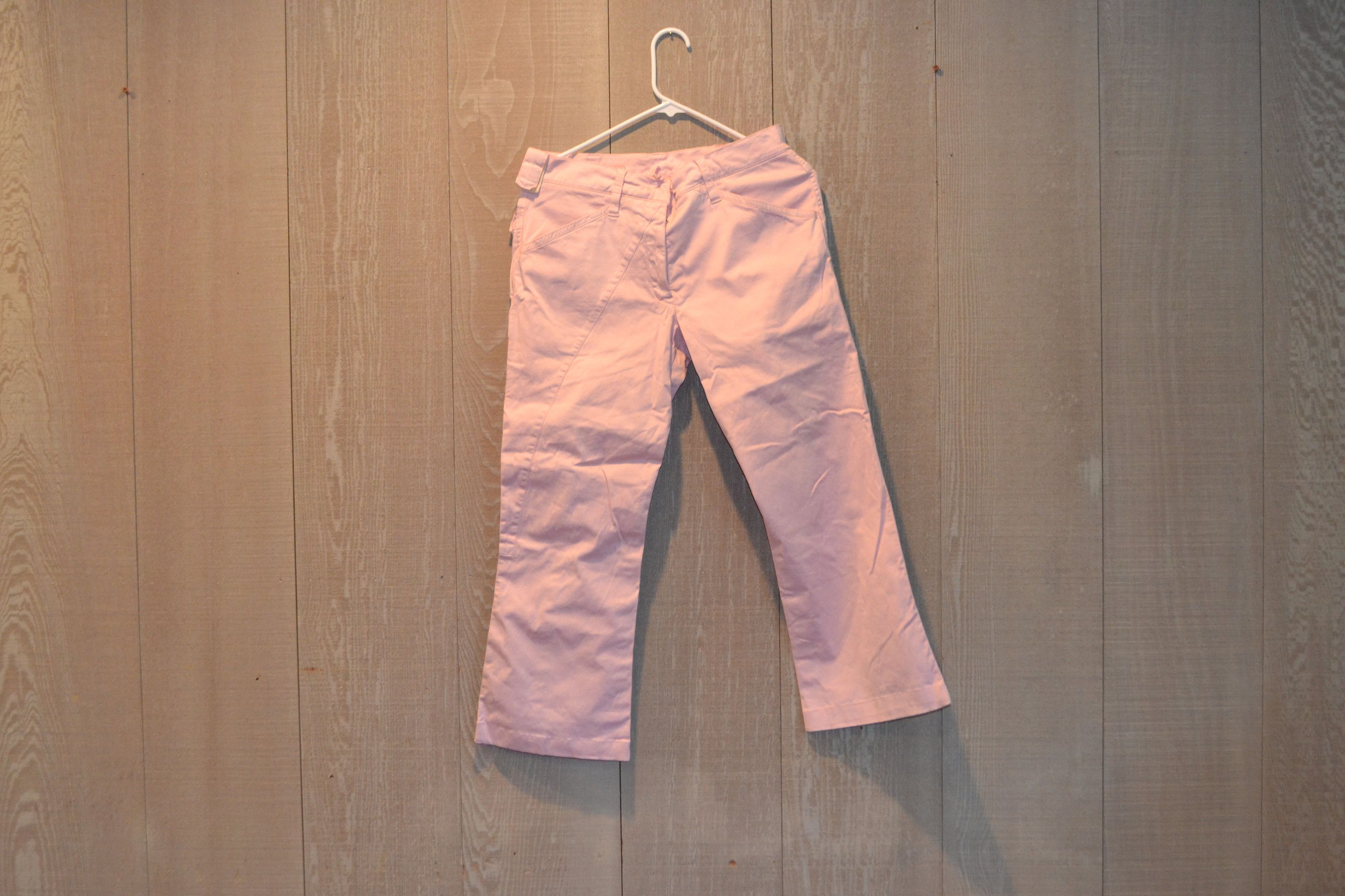 Jil Sander Cropped Pink Cargo Pants