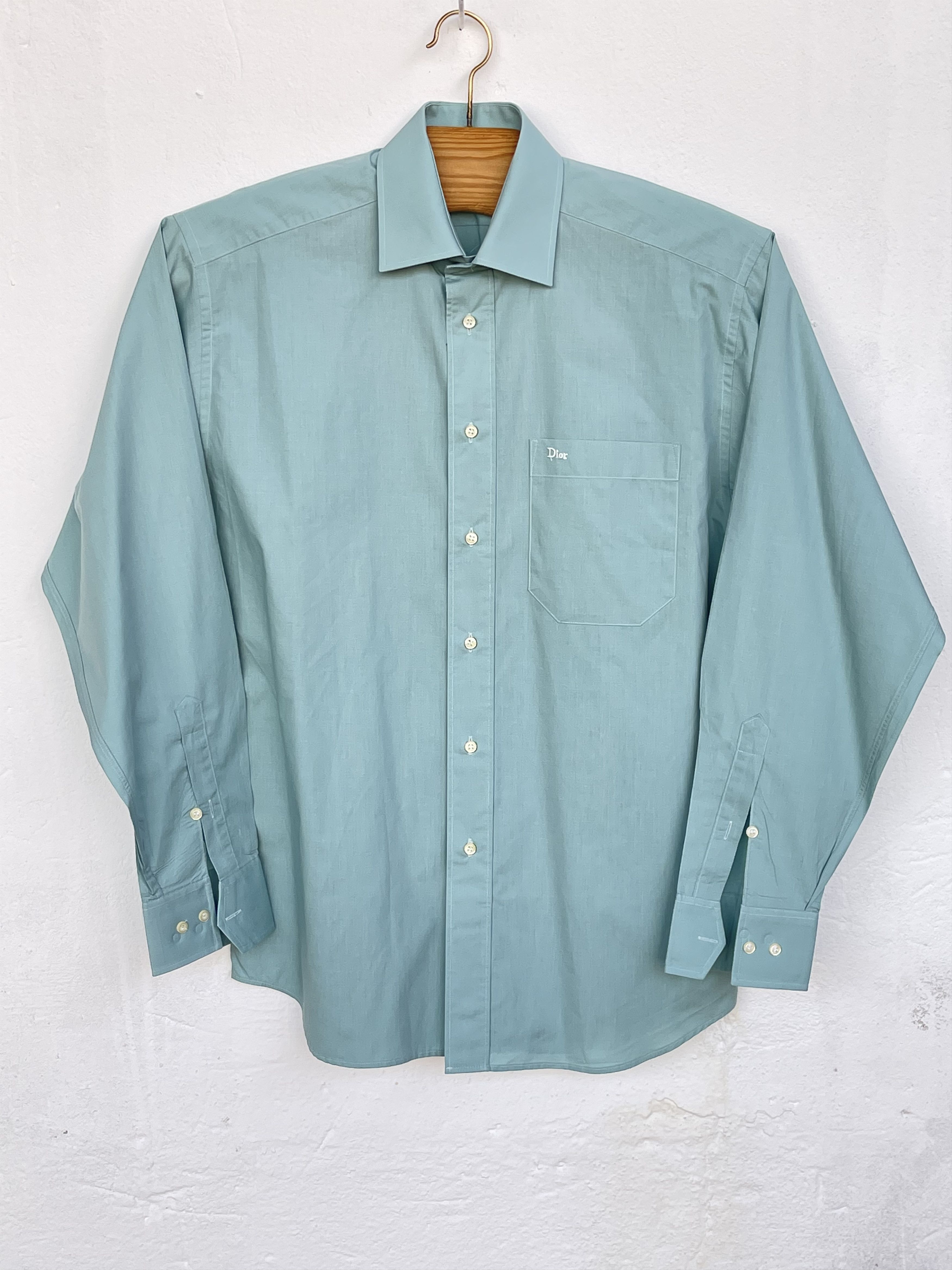Christian Dior Monsieur 🔥 Christian Dior shirt tiffany blue M size shirt Size US M / EU 48-50 / 2 - 2 Thumbnail