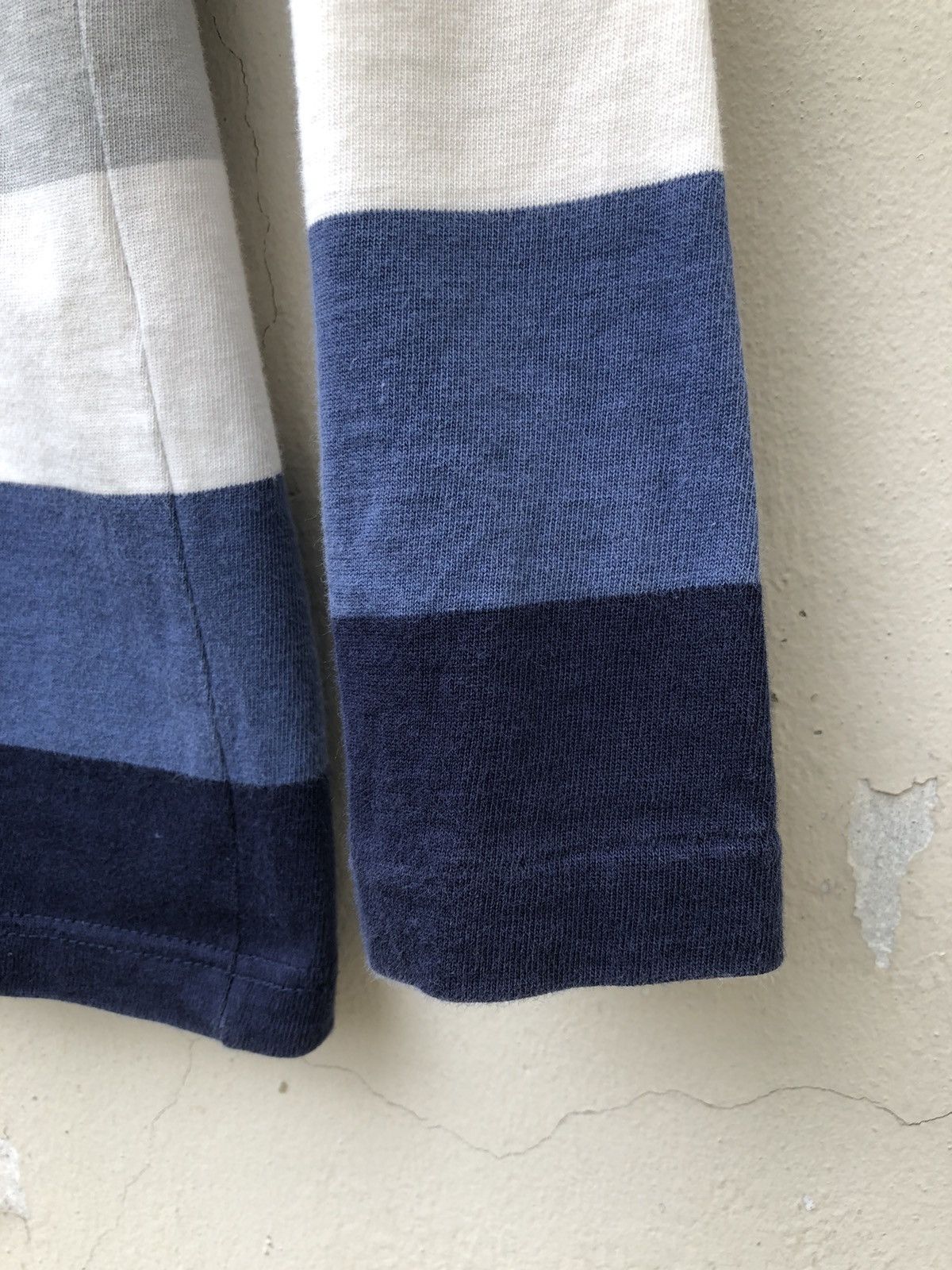 Vintage Agnes B. Homme Border Striped Long Sleeve t shirt