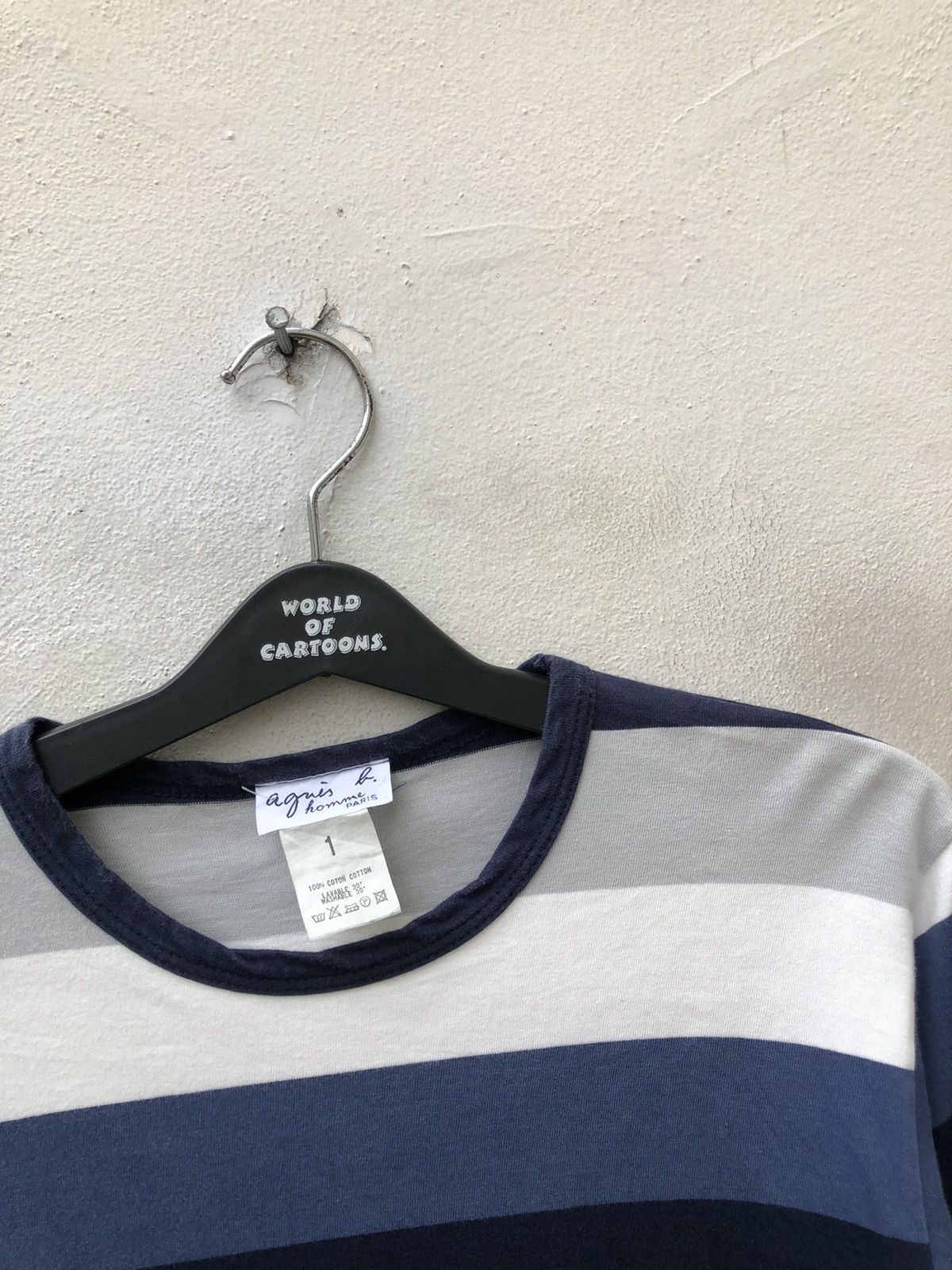 トップス 90s-00s agnes b homme border long sleeve トップス 90s-00s agnes b homme border long sleeve Vintage Agnes B