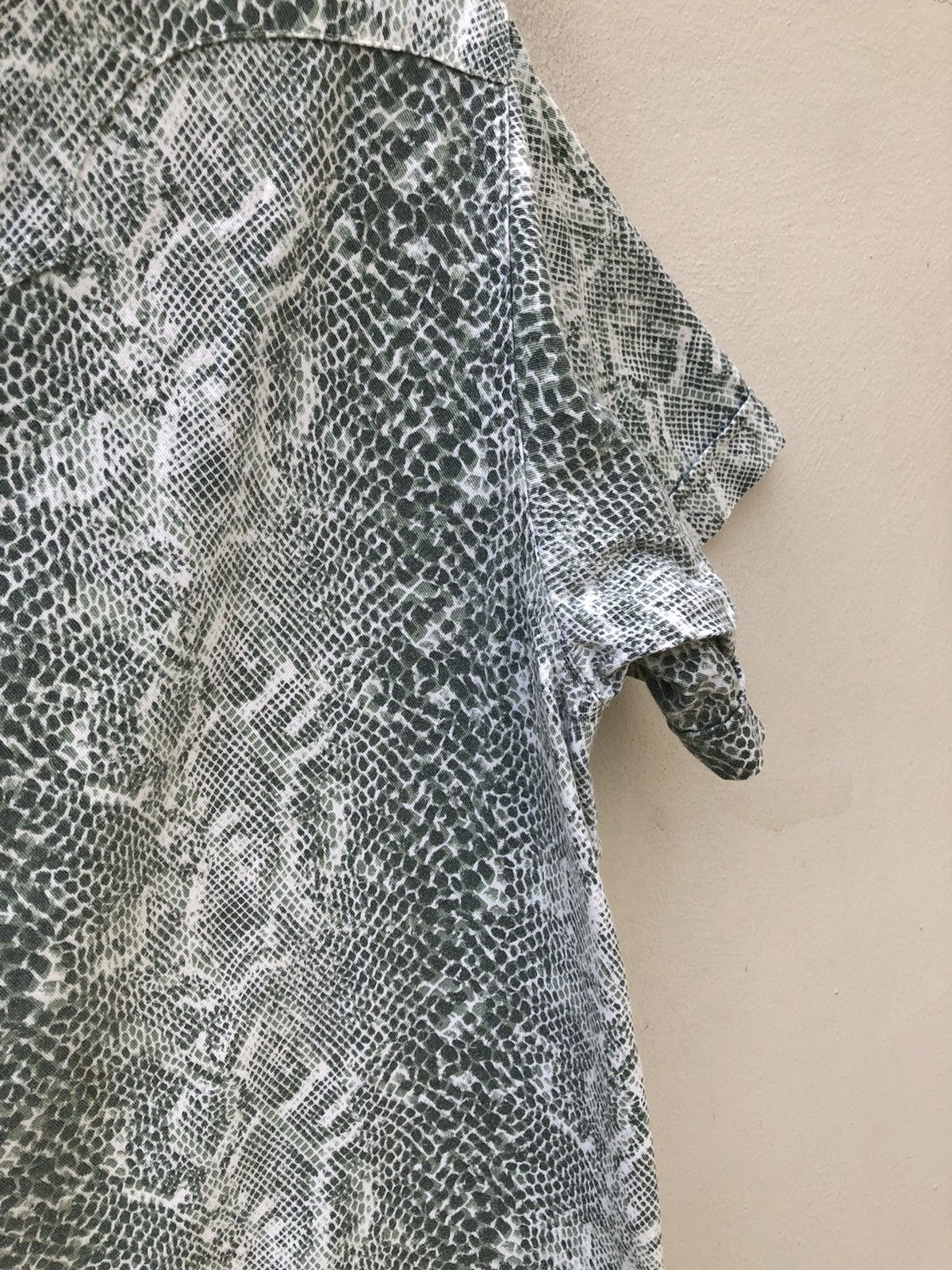 Vintage Vintage 90s B.B.H Label Japan Snake Scale Western Shirt Size US M / EU 48-50 / 2 - 12 Thumbnail