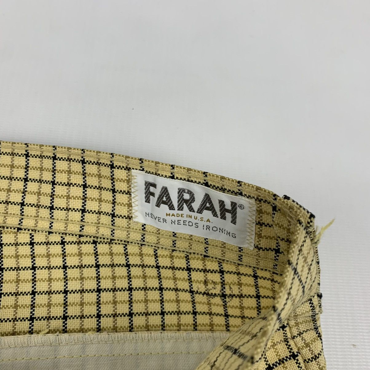 Farah Vintage Farah Nova Check Style Pants Size US 29 - 5 Thumbnail