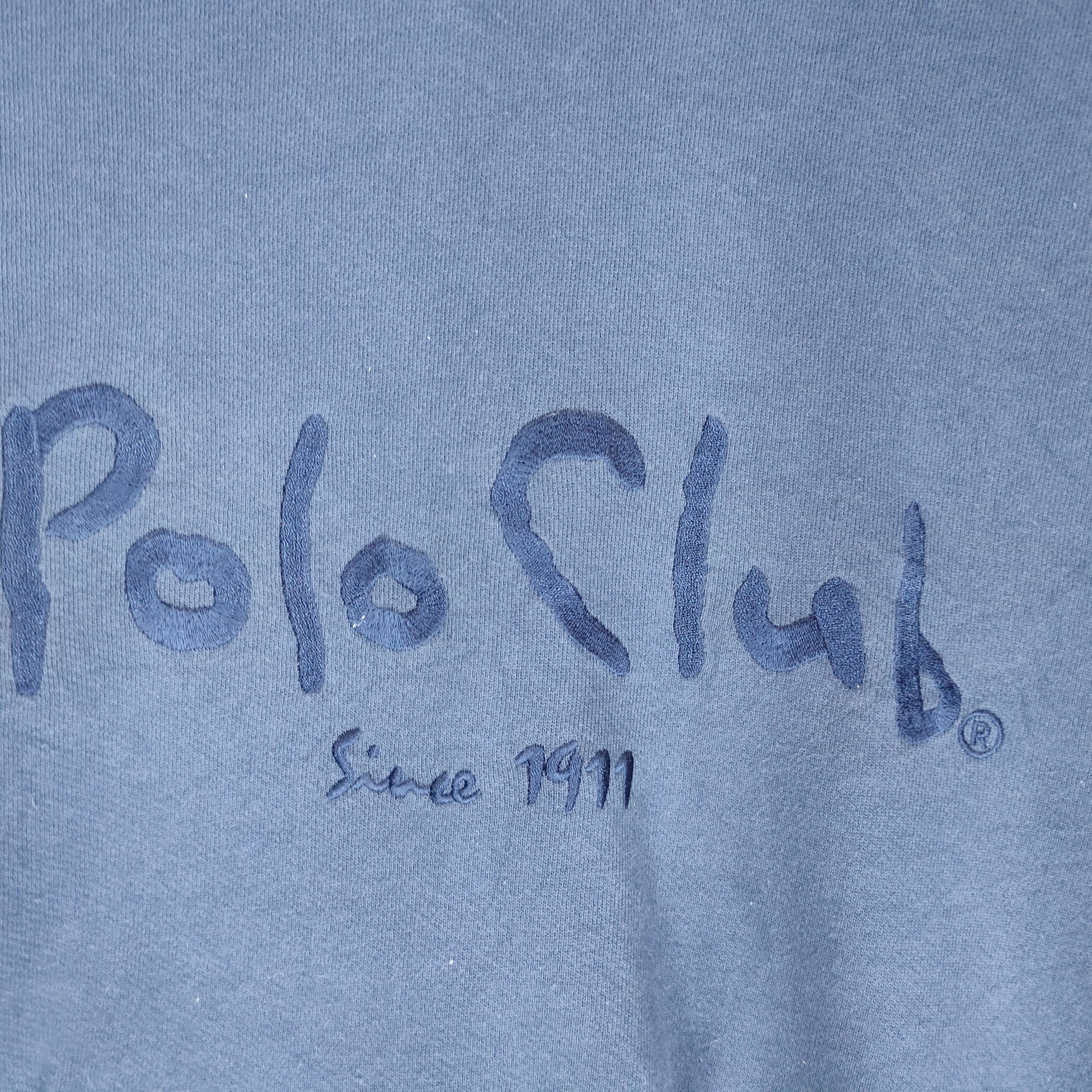 Other Vintage POLO CLUB EMBROIDERY Spellout Crewneck Sweatshirt Size US M / EU 48-50 / 2 - 2 Thumbnail