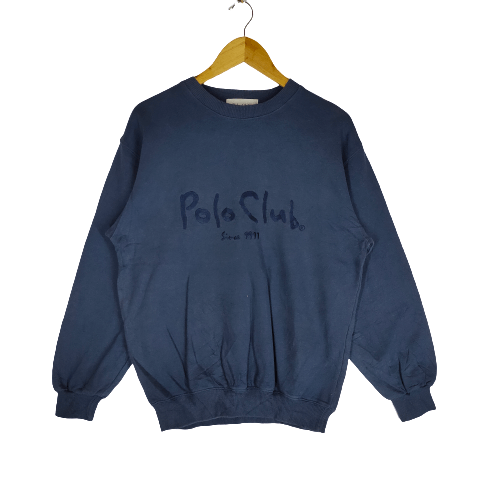 Other Vintage POLO CLUB EMBROIDERY Spellout Crewneck Sweatshirt Size US M / EU 48-50 / 2 - 1 Thumbnail
