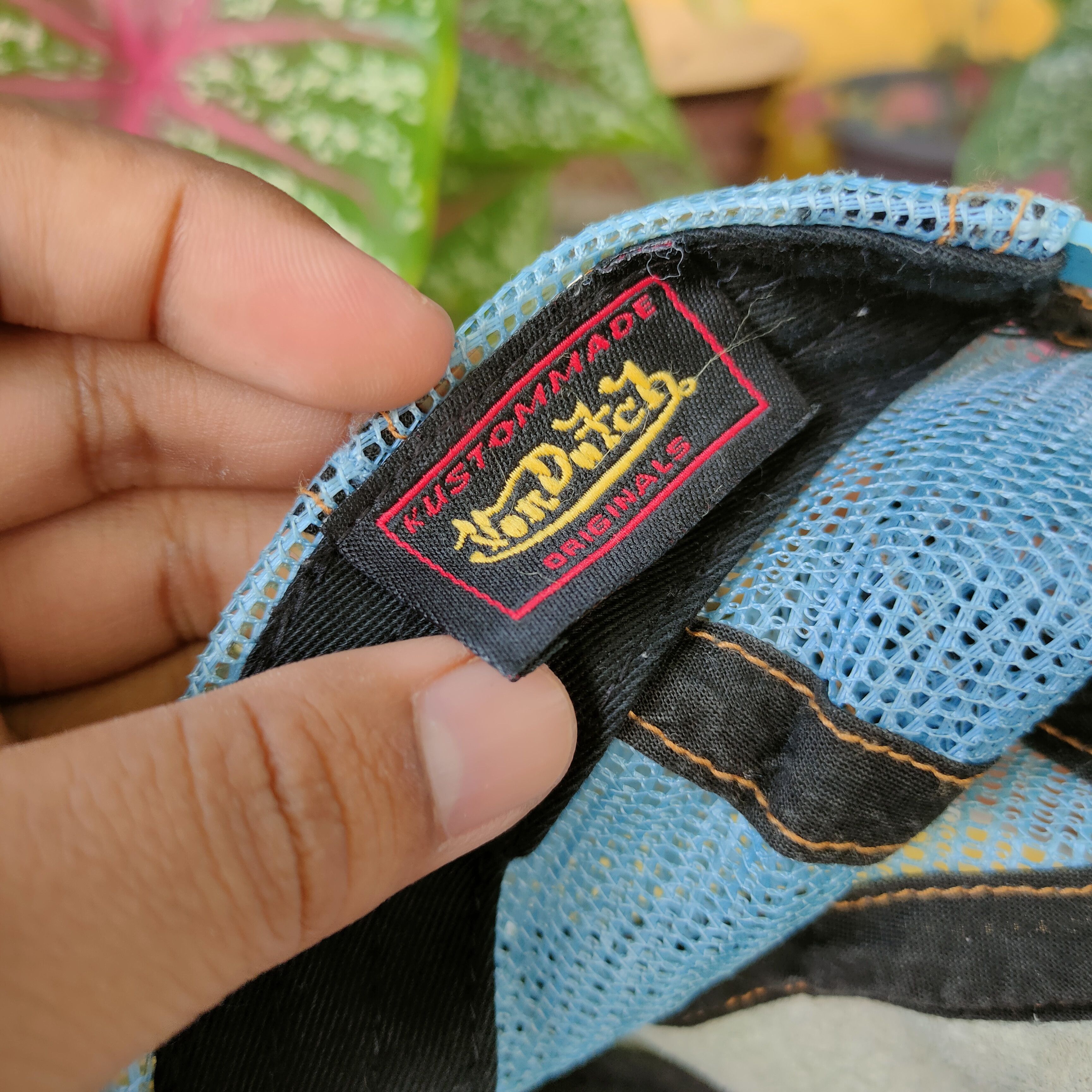 Von Dutch Vintage VON DUTCH Leather Material Patches Trucker Cap Size ONE SIZE - 8 Thumbnail