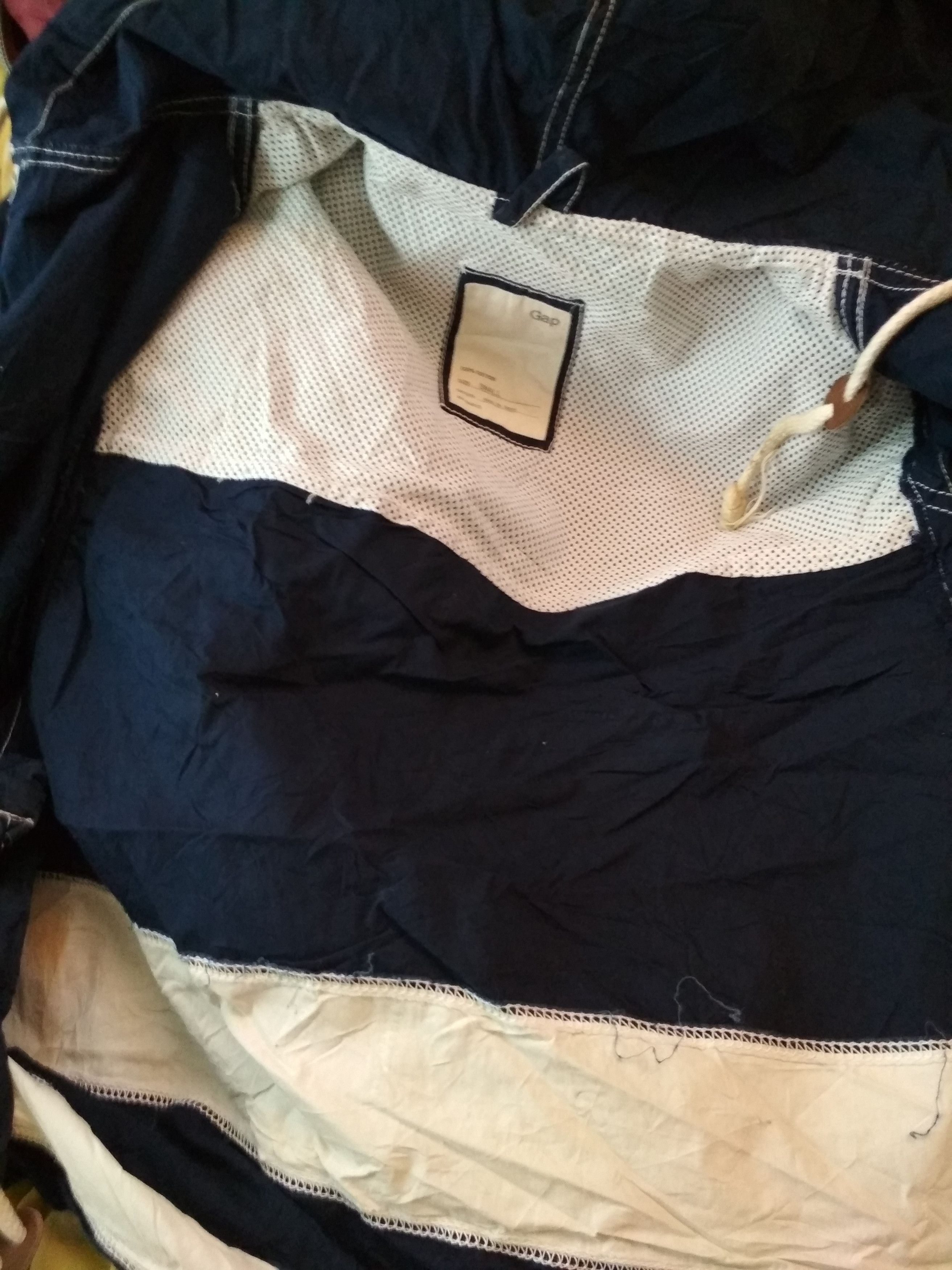 Gap × Japanese Brand GAP COTTON FULL ZIPPER STRIPE JACKET Size US S / EU 44-46 / 1 - 6 Thumbnail