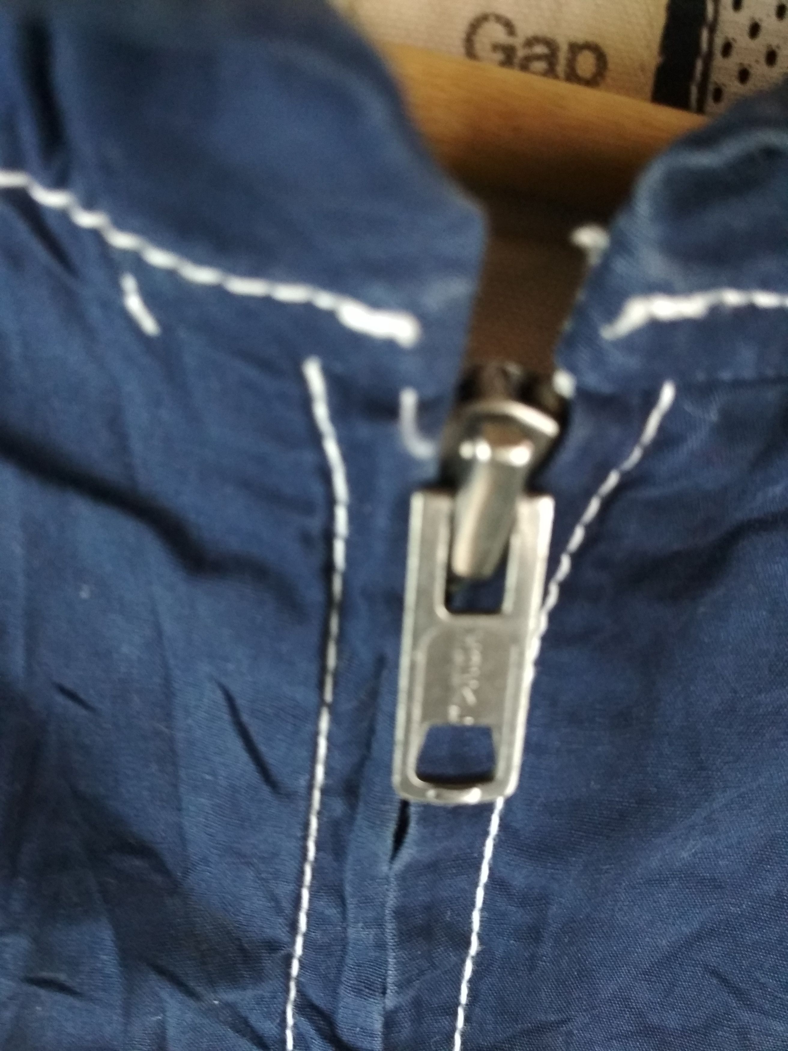 Gap × Japanese Brand GAP COTTON FULL ZIPPER STRIPE JACKET Size US S / EU 44-46 / 1 - 2 Thumbnail