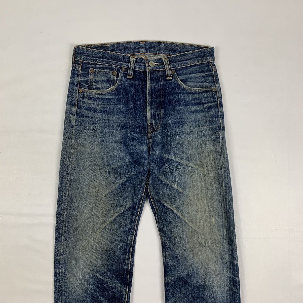 Levi's Vintage Distressed Levi’s Selvedge Denim Jeans Pants Size US 30 / EU 46 - 4 Thumbnail