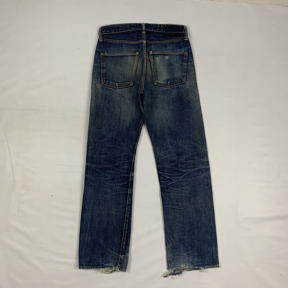Levi's Vintage Distressed Levi’s Selvedge Denim Jeans Pants Size US 30 / EU 46 - 7 Thumbnail