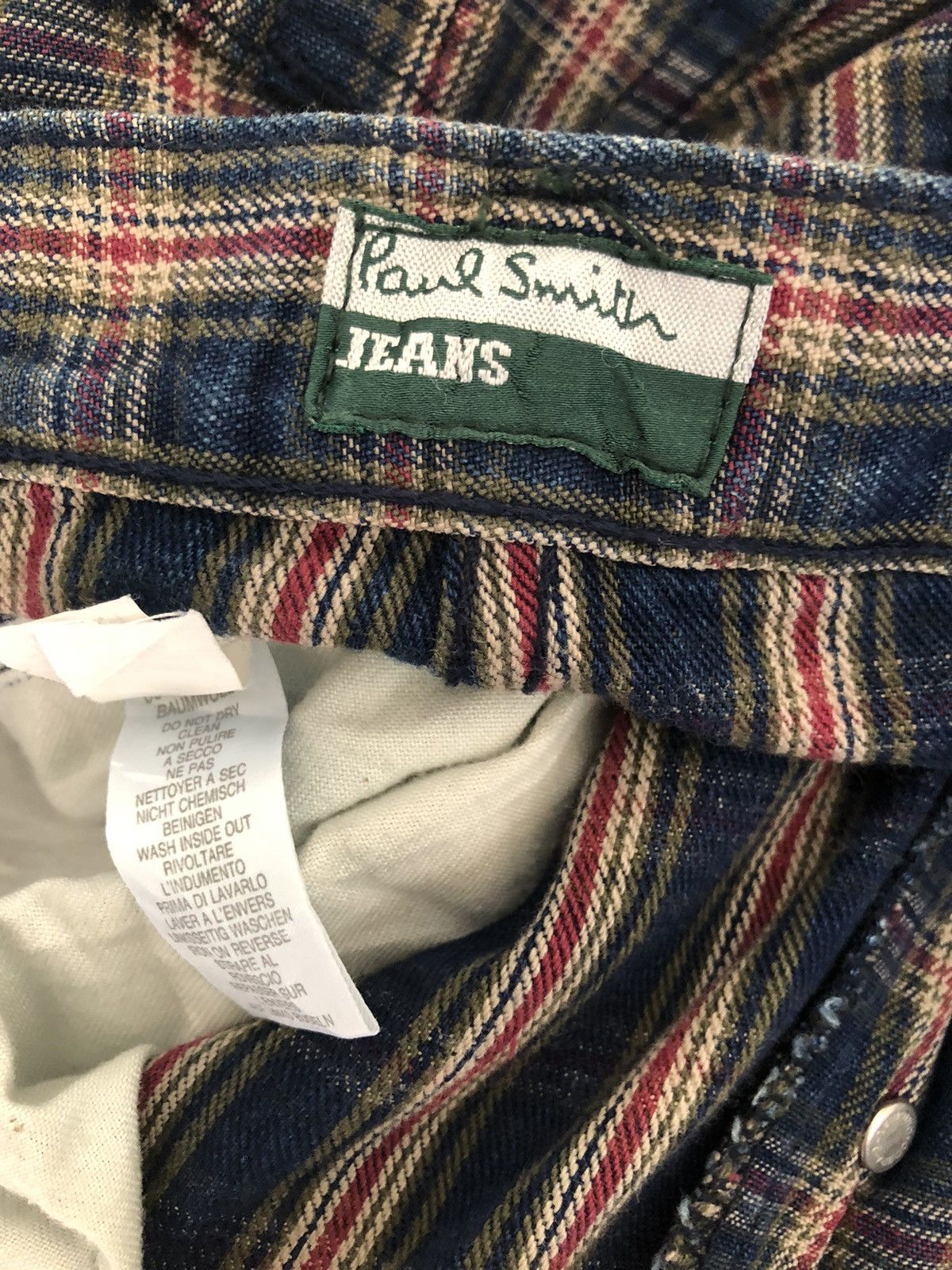 Paul Smith Paul Smith Jeans Made in Morocco Checkered Pant Size US 34 / EU 50 - 22 Thumbnail