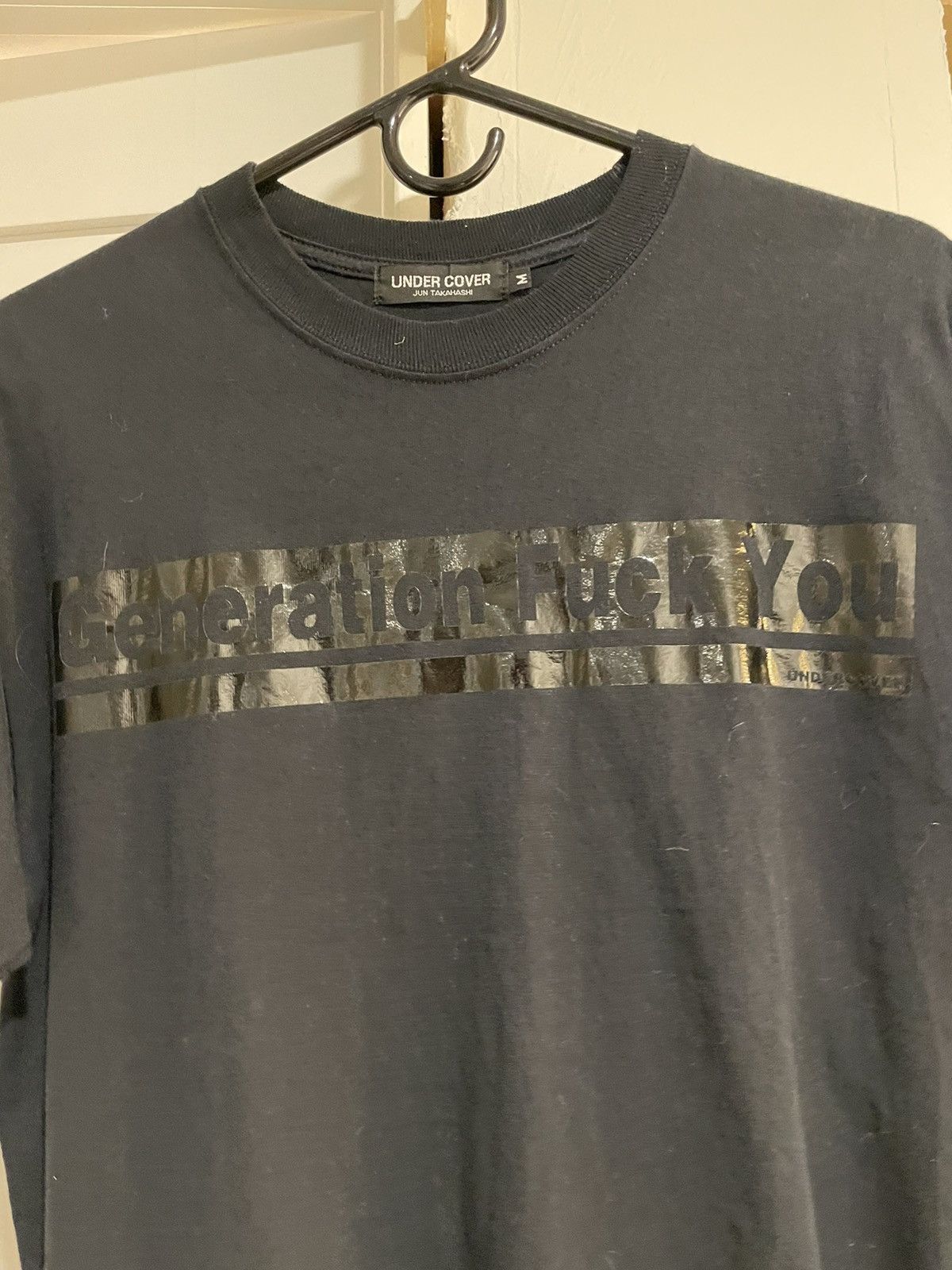 Japanese Brand Undercover Generation Fuck You GFY Reflective Tape Tee Size US M / EU 48-50 / 2 - 2 Thumbnail