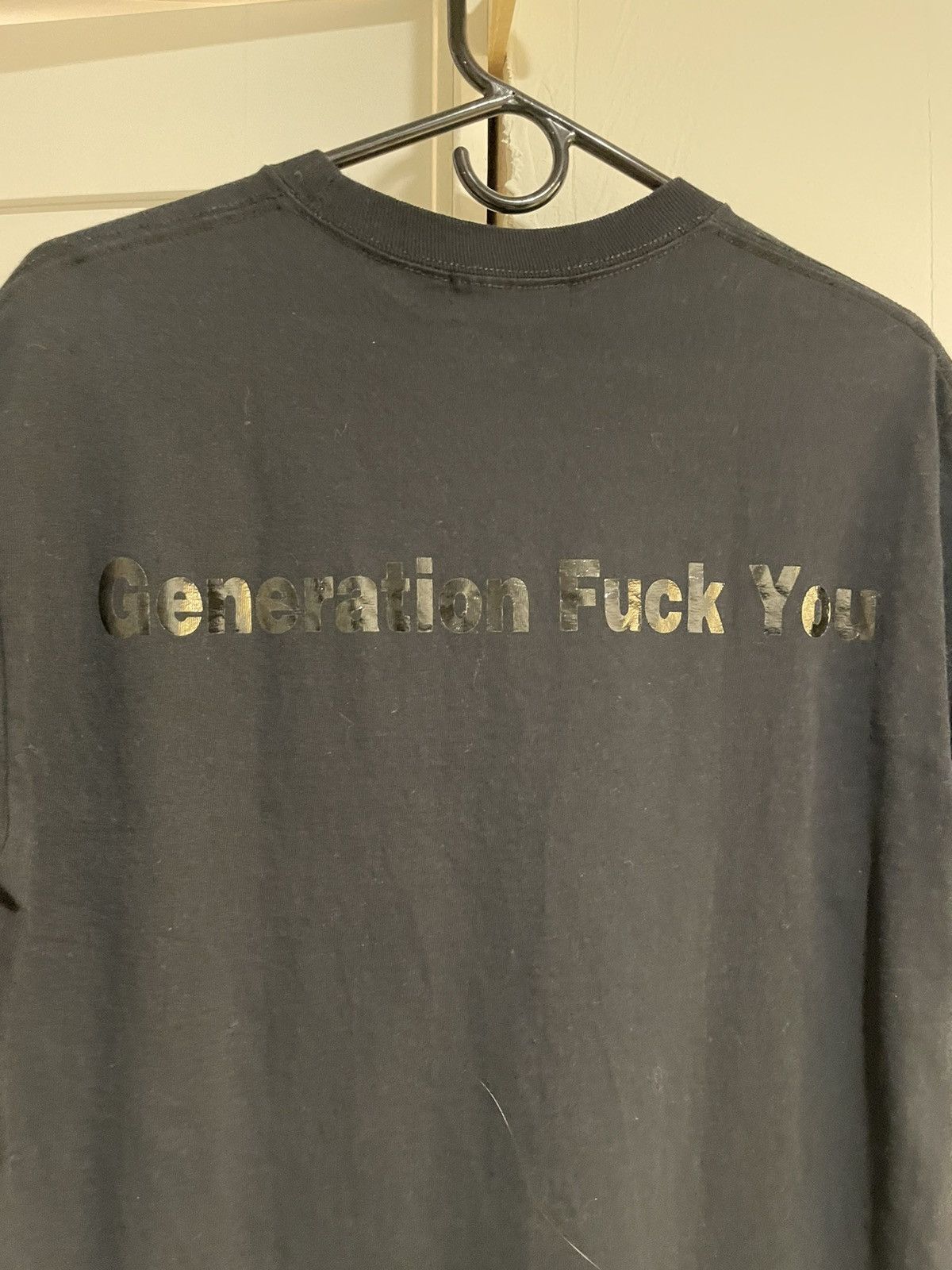 Japanese Brand Undercover Generation Fuck You GFY Reflective Tape Tee Size US M / EU 48-50 / 2 - 3 Thumbnail