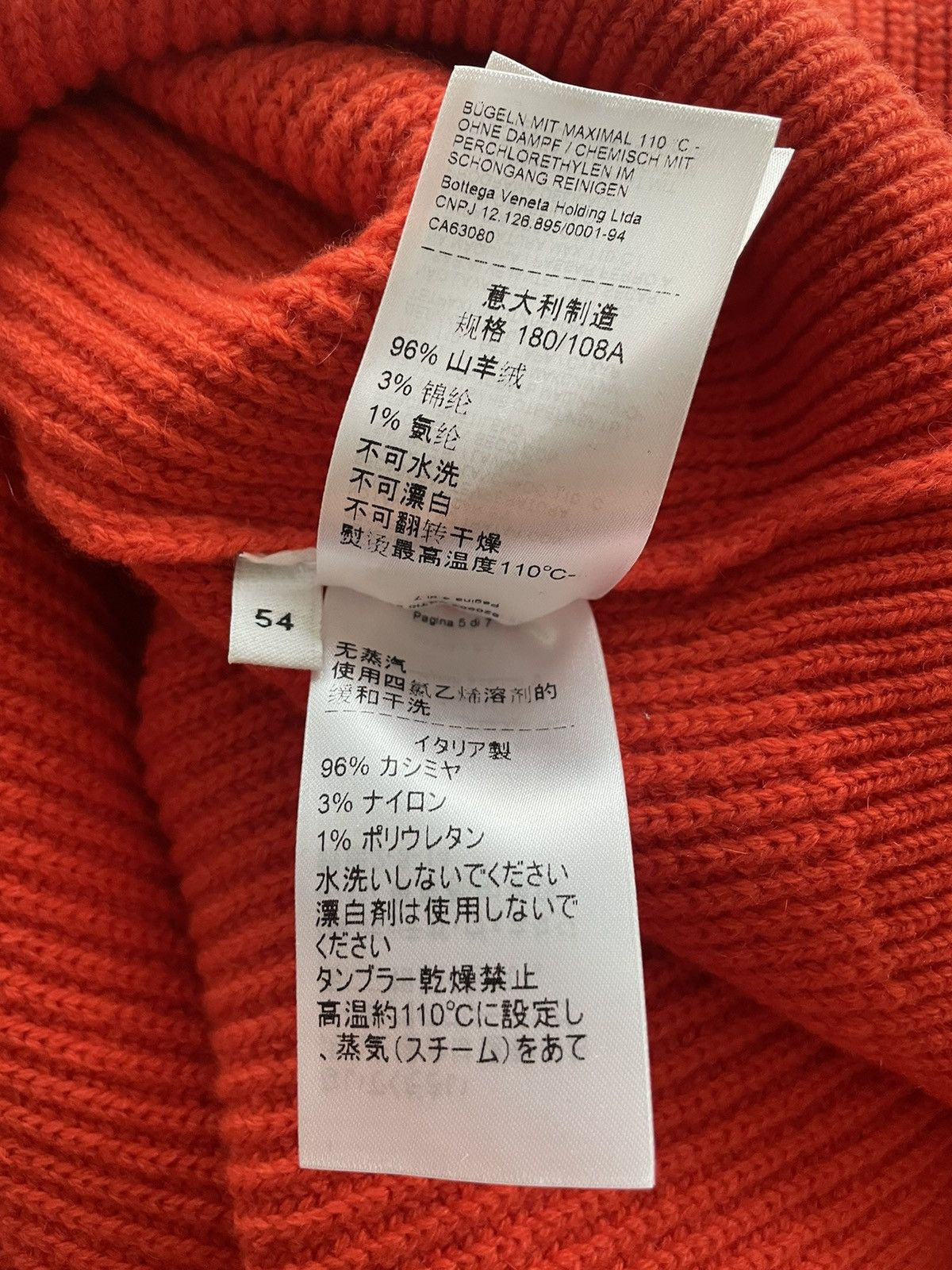 Bottega Veneta Super Runway Bottega Veneta by Daniel Lee Cashmere Sweater Size US XXL / EU 58 / 5 - 9 Thumbnail