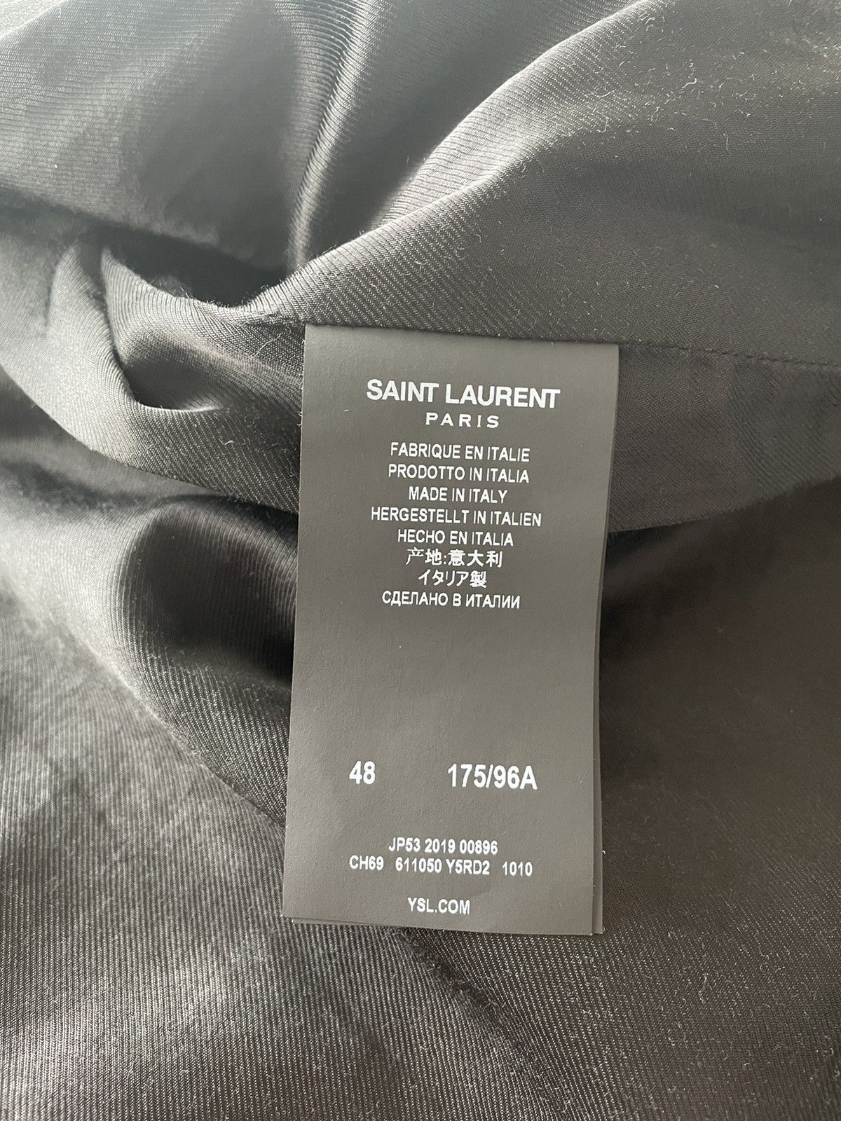 Saint Laurent Paris $5,100 Super Runway Celine Leather Jacket by Hedi Slimane Size US M / EU 48-50 / 2 - 8 Thumbnail