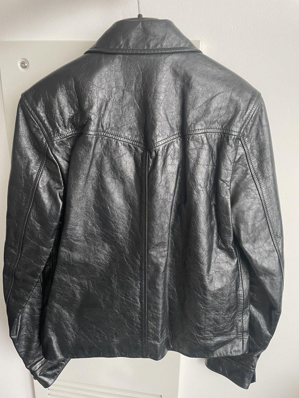 Saint Laurent Paris $5,100 Super Runway Celine Leather Jacket by Hedi Slimane Size US M / EU 48-50 / 2 - 14 Thumbnail
