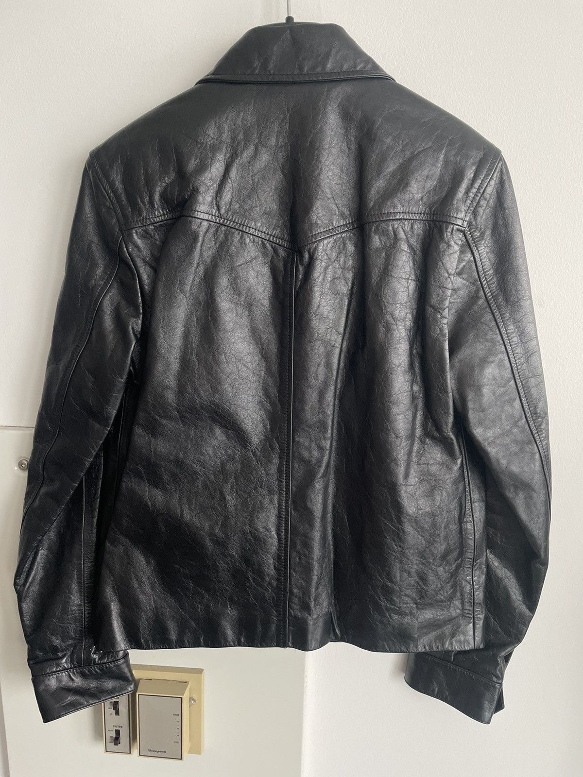Saint Laurent Paris $5,100 Super Runway Celine Leather Jacket by Hedi Slimane Size US M / EU 48-50 / 2 - 3 Thumbnail
