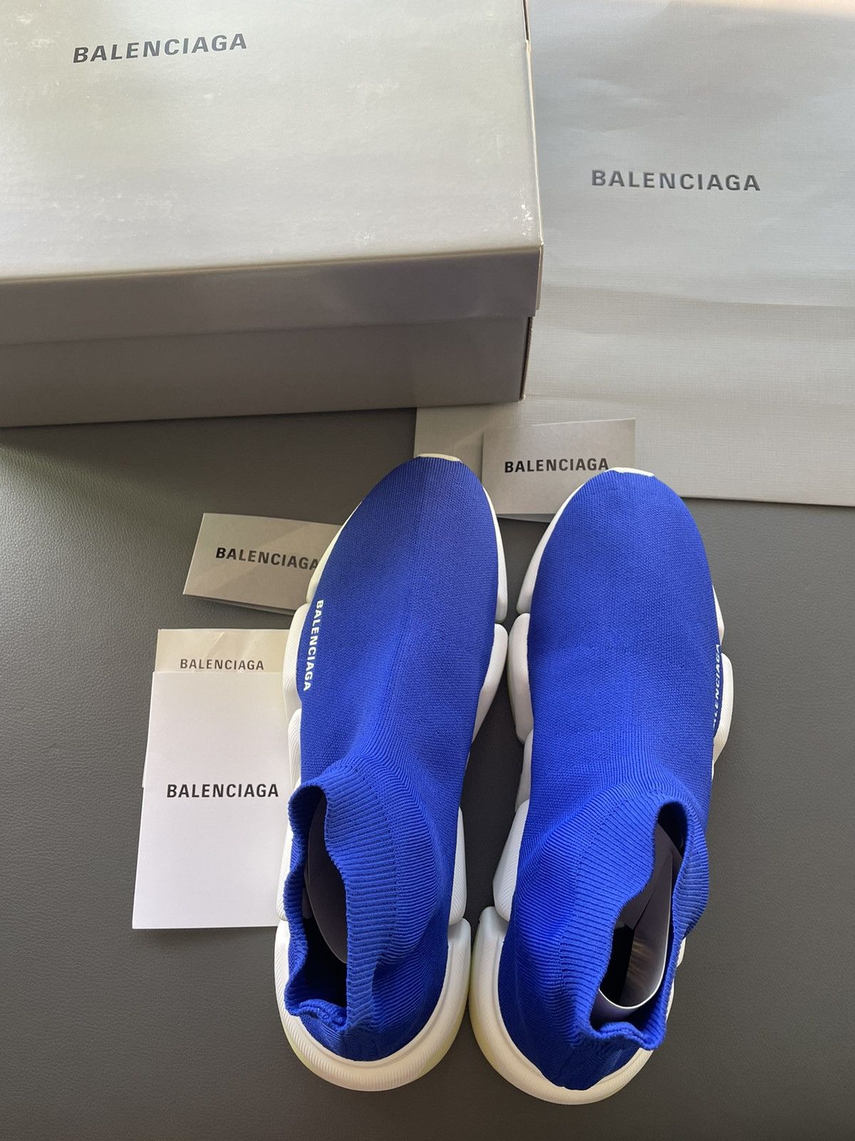 Balenciaga Limited Iconic Rare Super Runway Iconic Logo Sock Sneaker Size US 11 / EU 44 - 22 Thumbnail