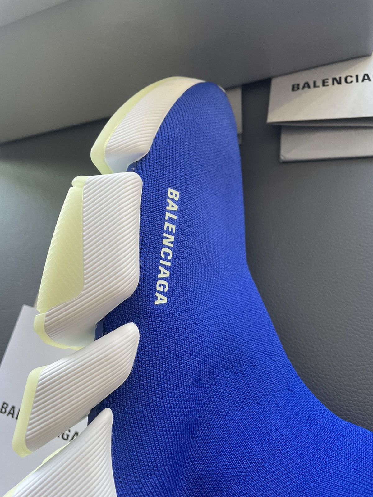 Balenciaga Limited Iconic Rare Super Runway Iconic Logo Sock Sneaker Size US 11 / EU 44 - 24 Thumbnail