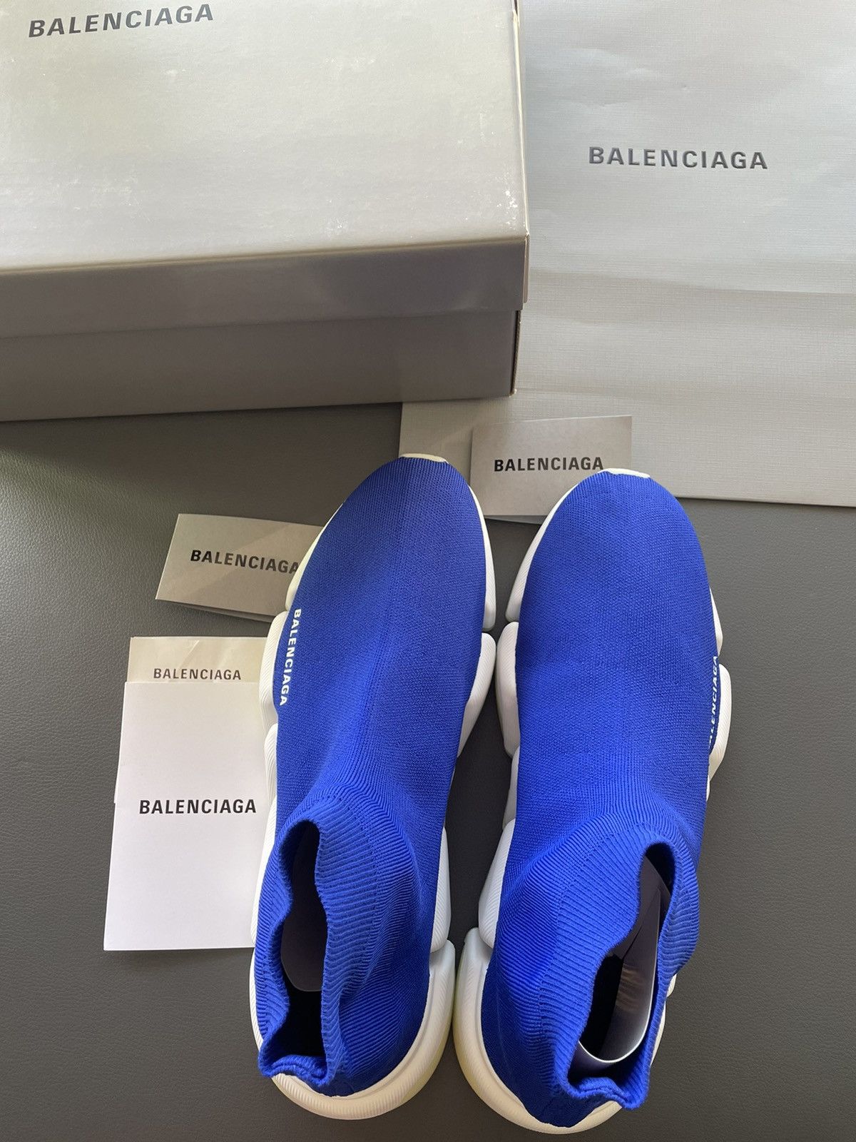Balenciaga Limited Iconic Rare Super Runway Iconic Logo Sock Sneaker Size US 11 / EU 44 - 23 Thumbnail