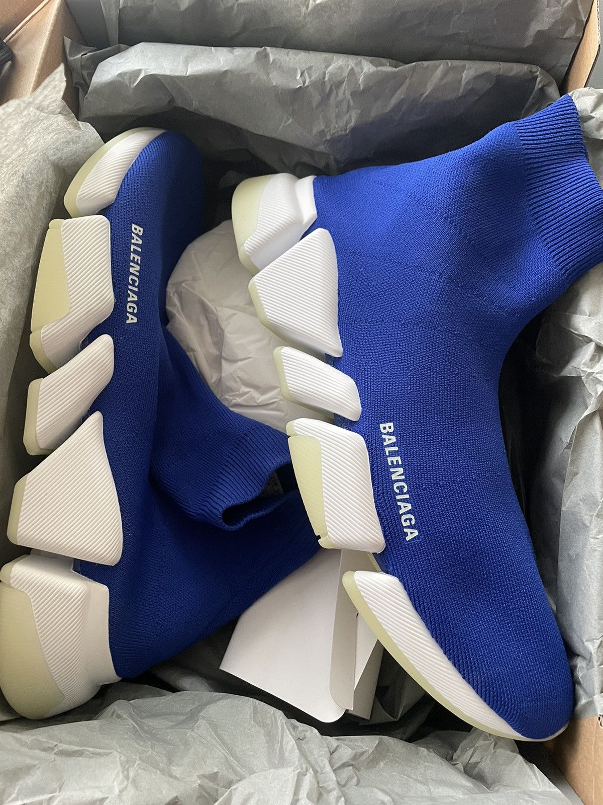 Balenciaga Limited Iconic Rare Super Runway Iconic Logo Sock Sneaker Size US 11 / EU 44 - 25 Thumbnail