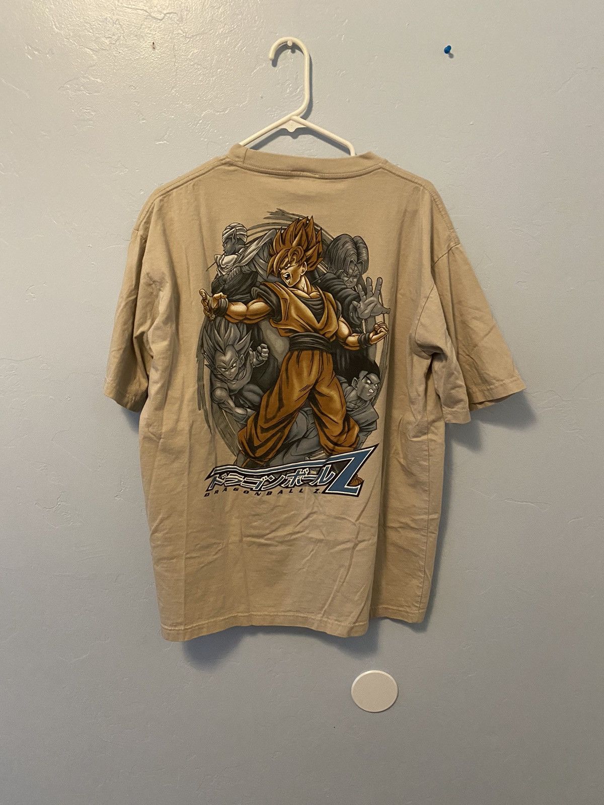 Vintage 2000s Tan Dragon Ball Z Tee