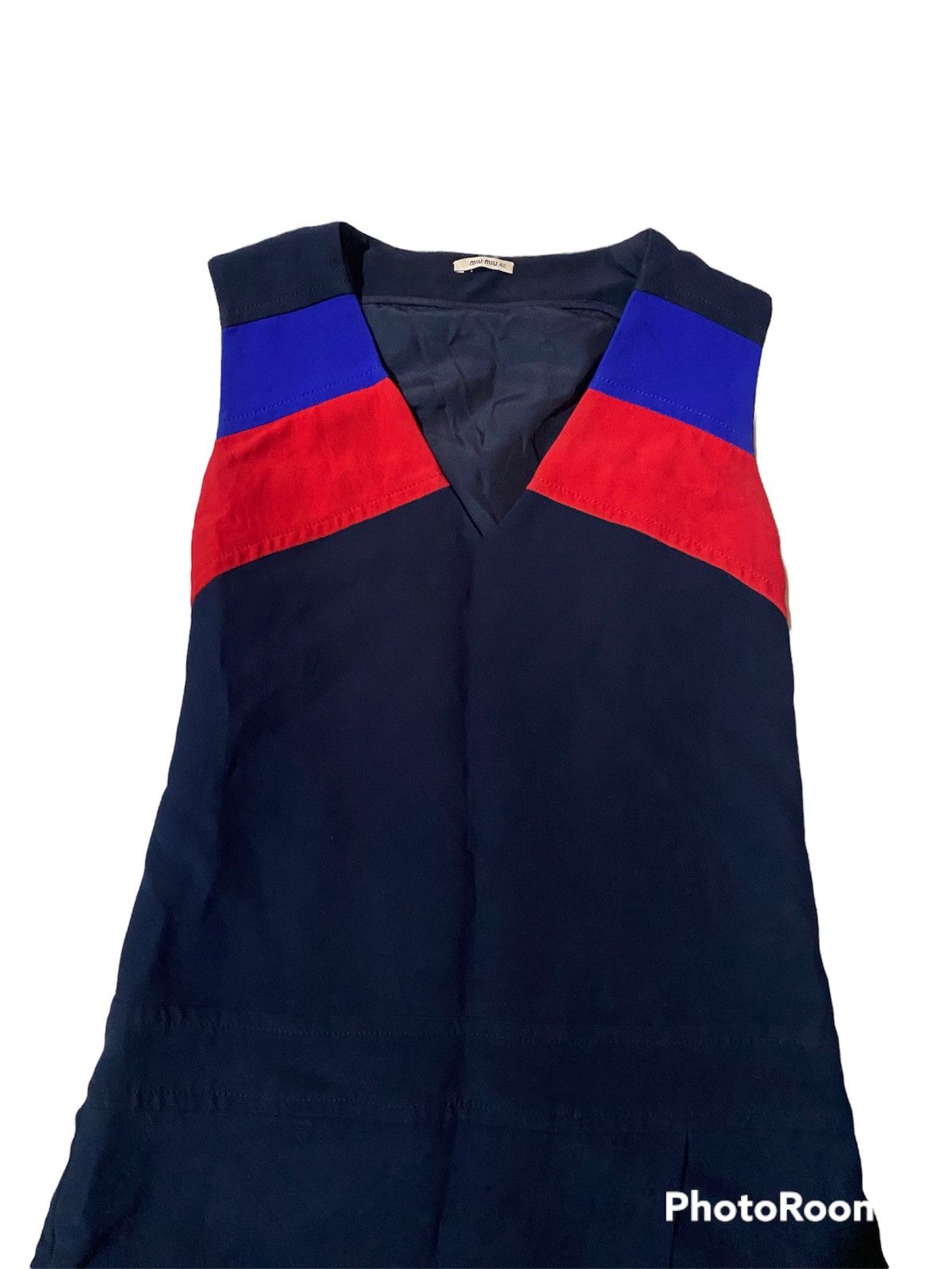 Miu Miu 💥Miu Miu Italy 2014 Tank Top Dress Size S / US 4 / IT 40 - 4 Thumbnail