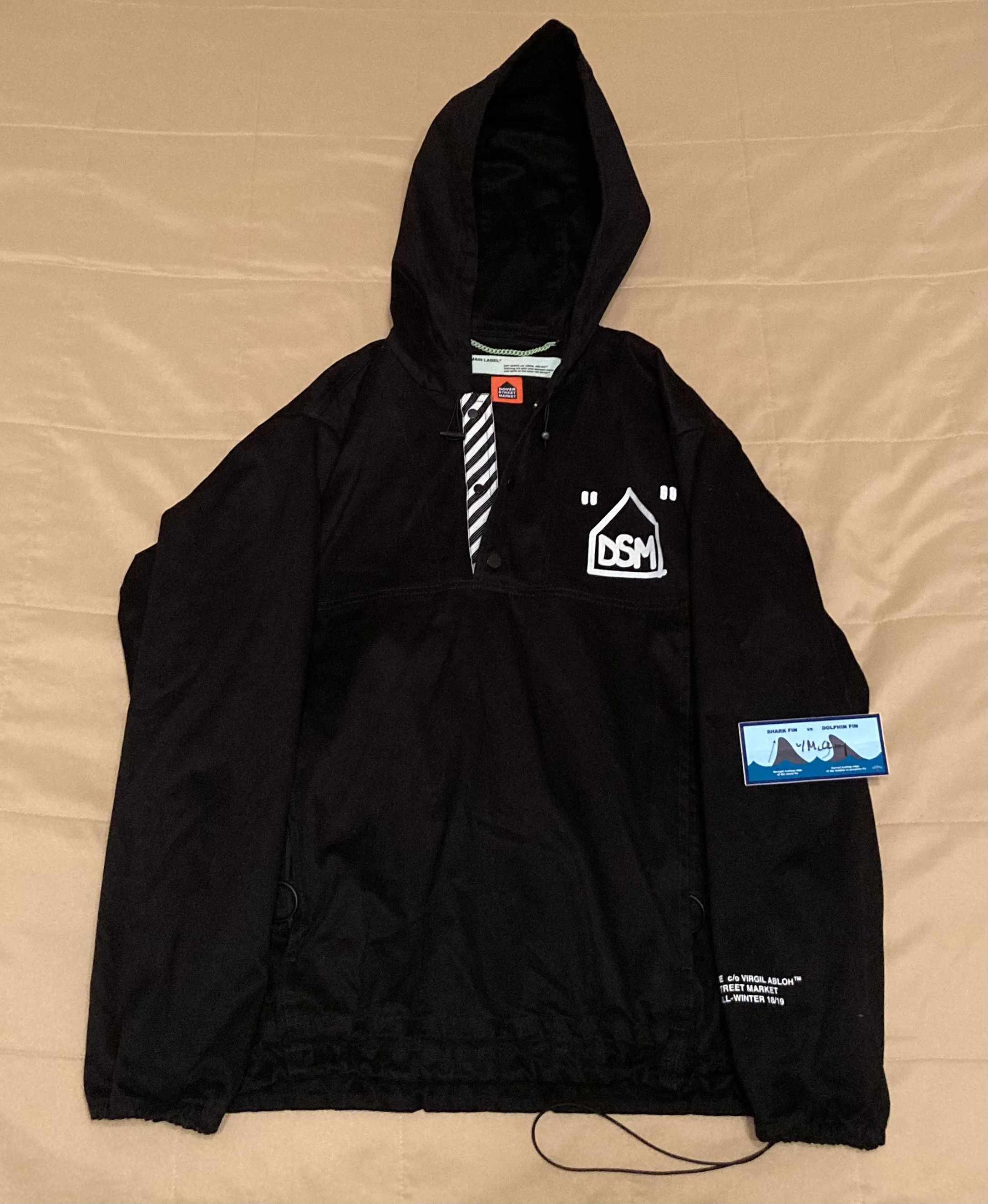 OFF-WHITE x Dover Street Market Vintage Hoodie Green/Black