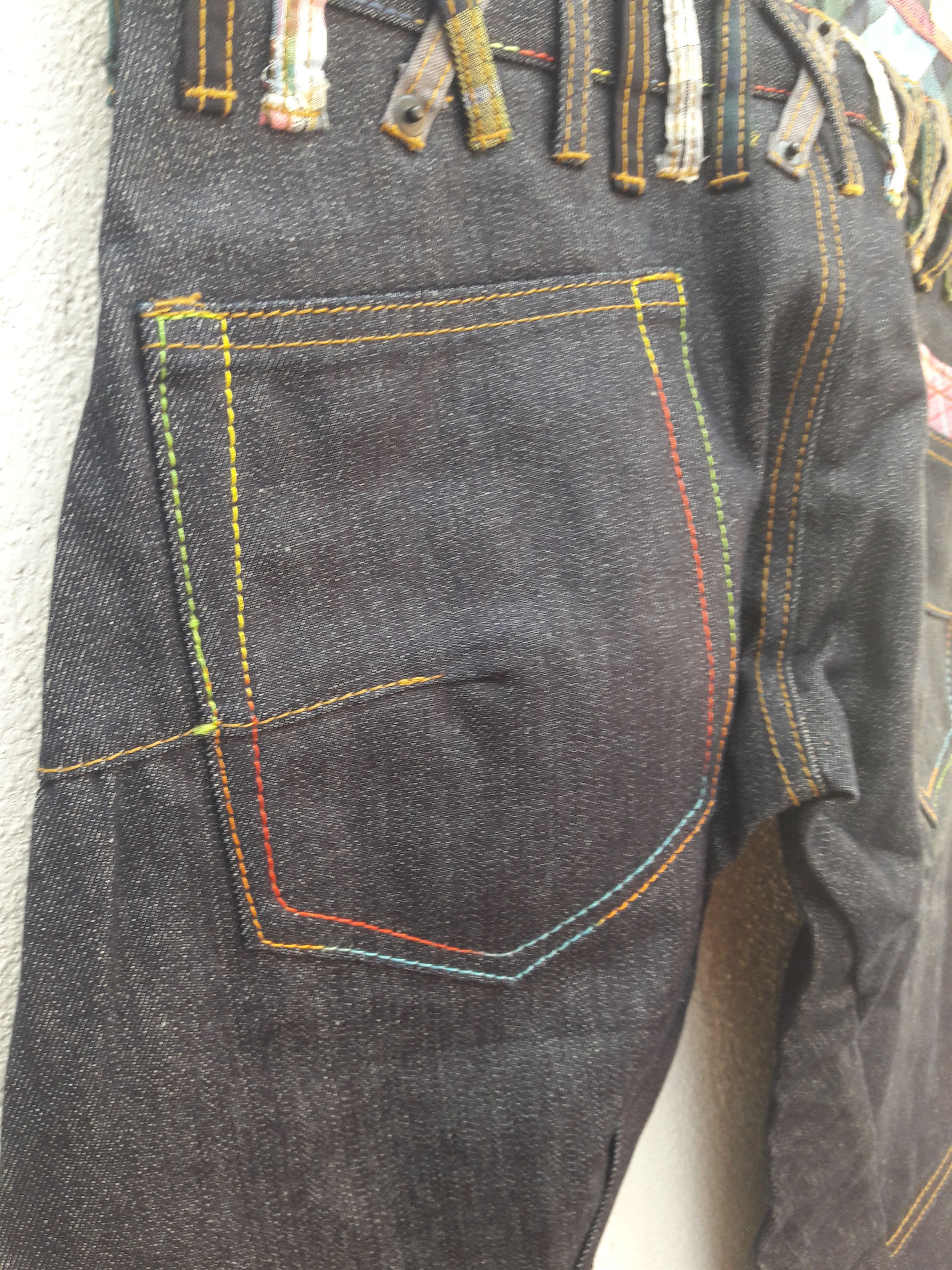 Japanese Brand 🔥OFFER🔥Breathmint Streetwear Double Waist Denim Size US 32 / EU 48 - 9 Thumbnail
