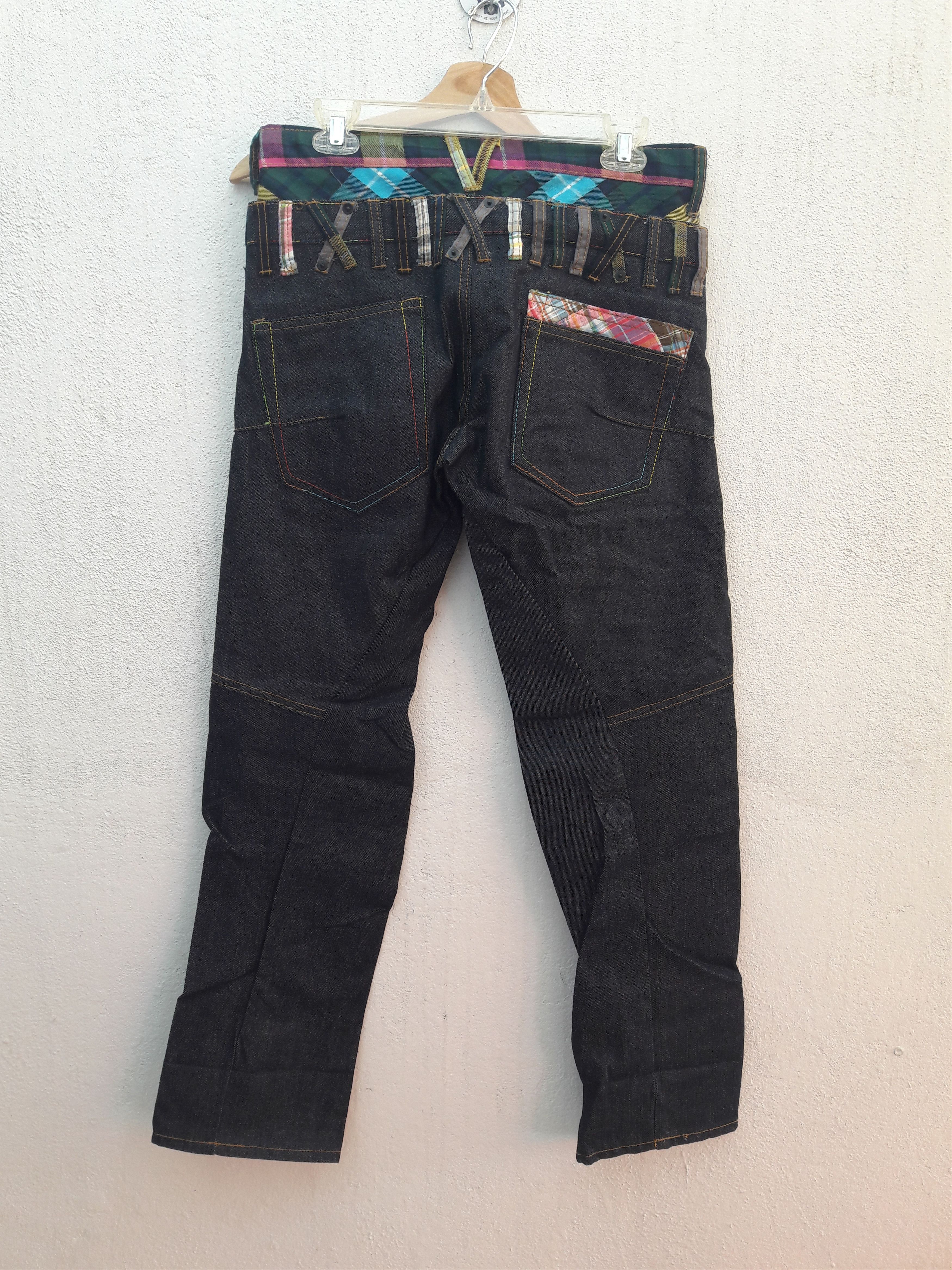 Japanese Brand 🔥OFFER🔥Breathmint Streetwear Double Waist Denim Size US 32 / EU 48 - 12 Thumbnail