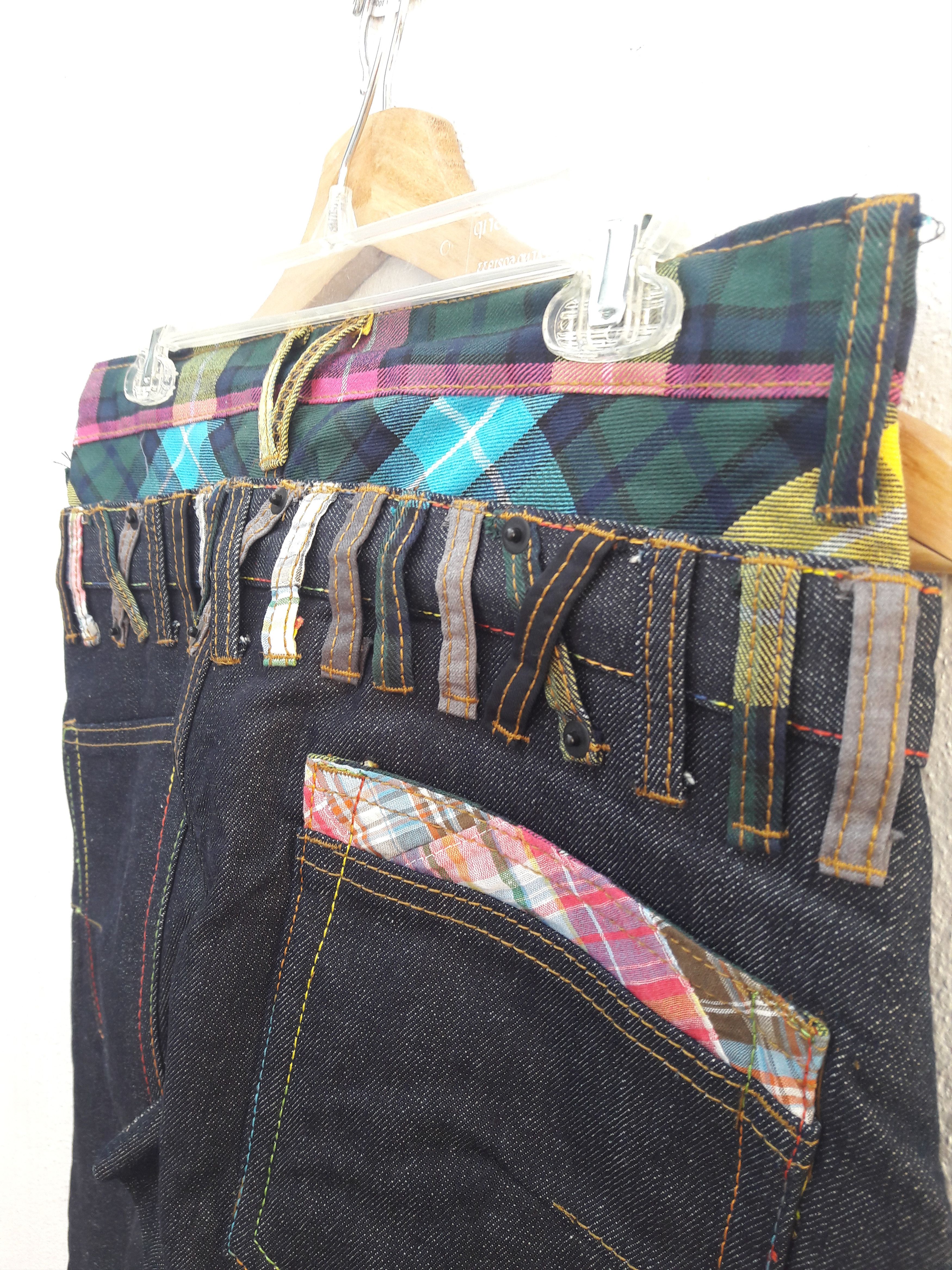 Japanese Brand 🔥OFFER🔥Breathmint Streetwear Double Waist Denim Size US 32 / EU 48 - 10 Thumbnail