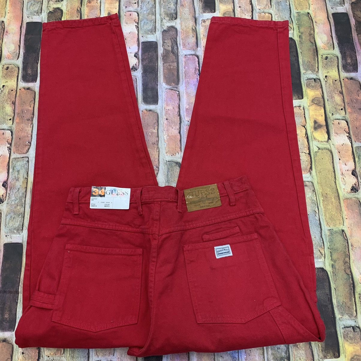 Guess × Vintage Vintage Guess Workwear carpenter jeans Size US 34 / EU 50 - 1 Thumbnail