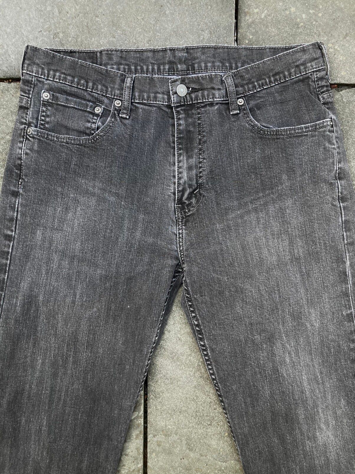 Levi's Levis 569 Grey Wash Denim Jeans Size US 34 / EU 50 - 4 Thumbnail
