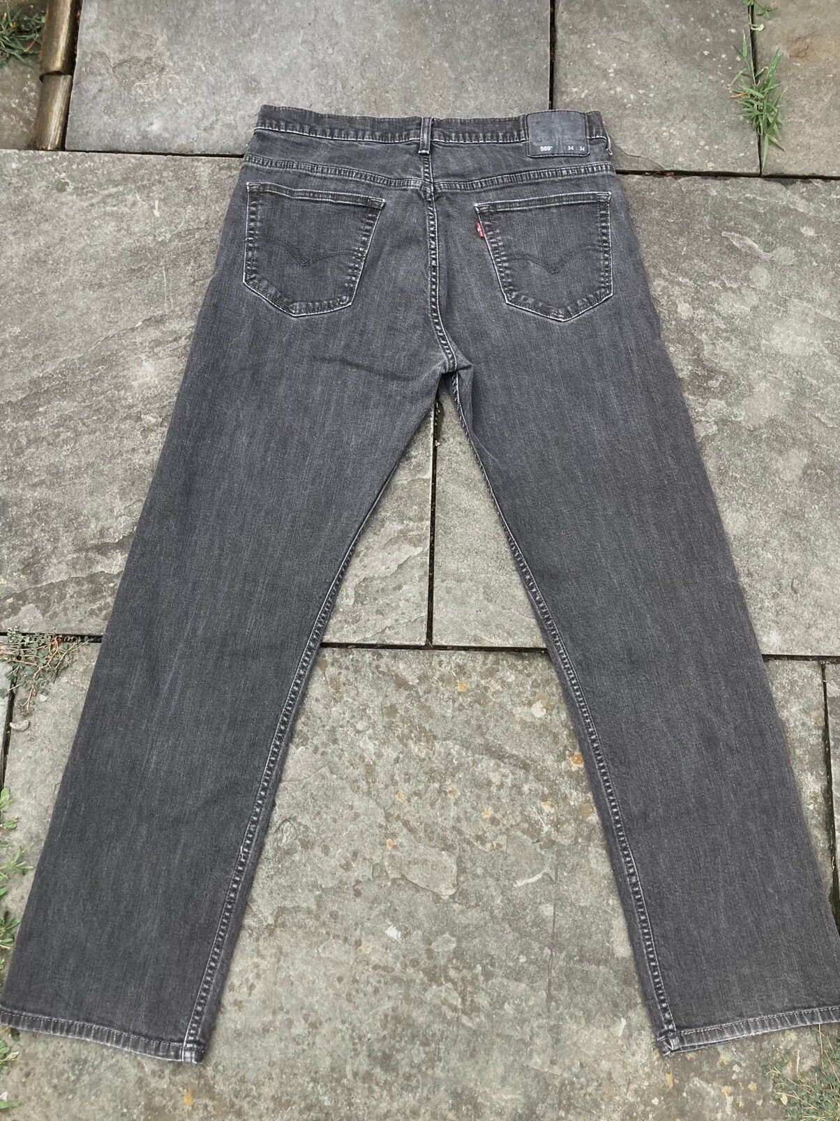 Levi's Levis 569 Grey Wash Denim Jeans Size US 34 / EU 50 - 7 Preview